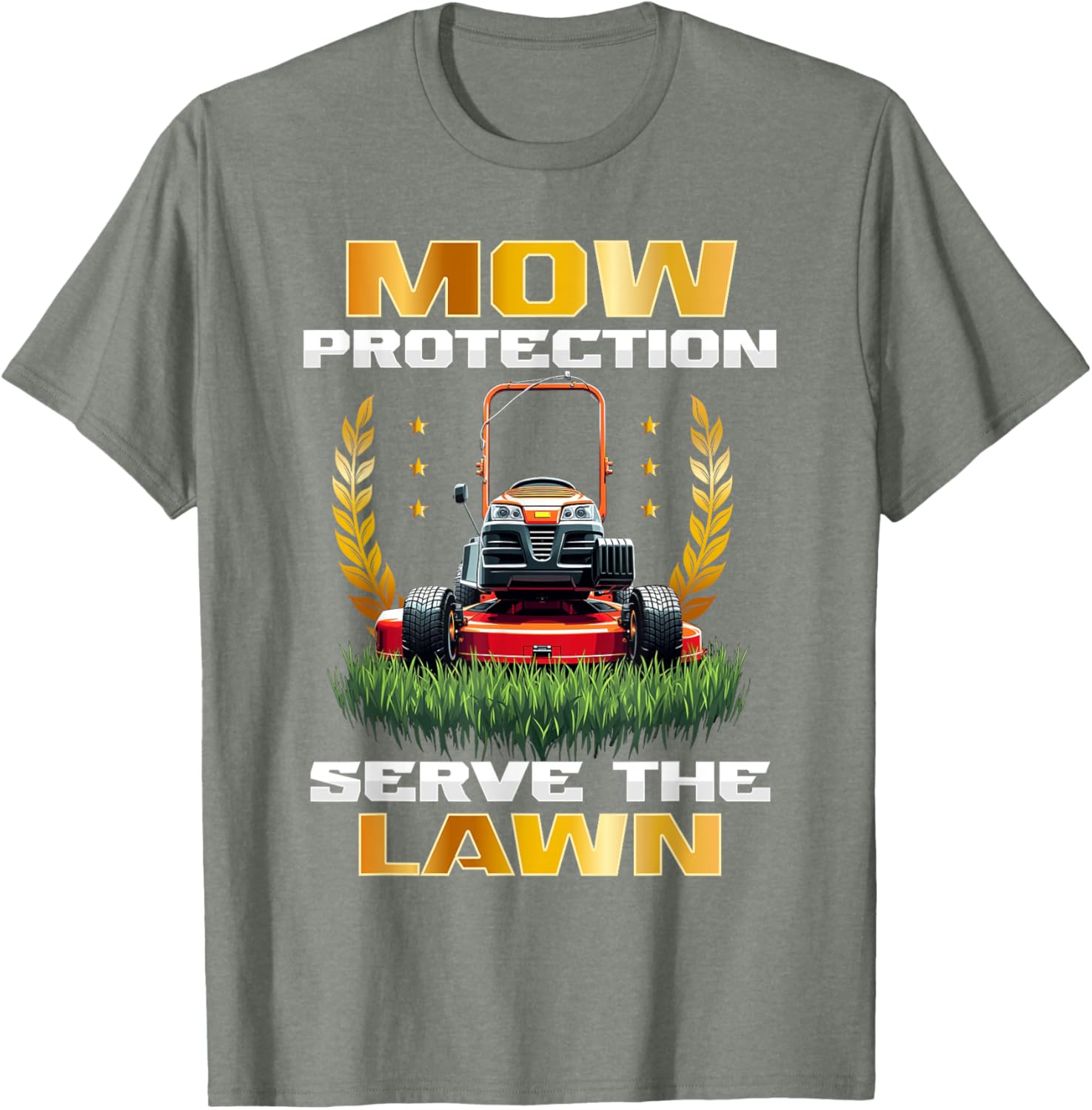 Lawn Mowing Mower Protection T-Shirt for Lawn Care Enthusiasts - 2