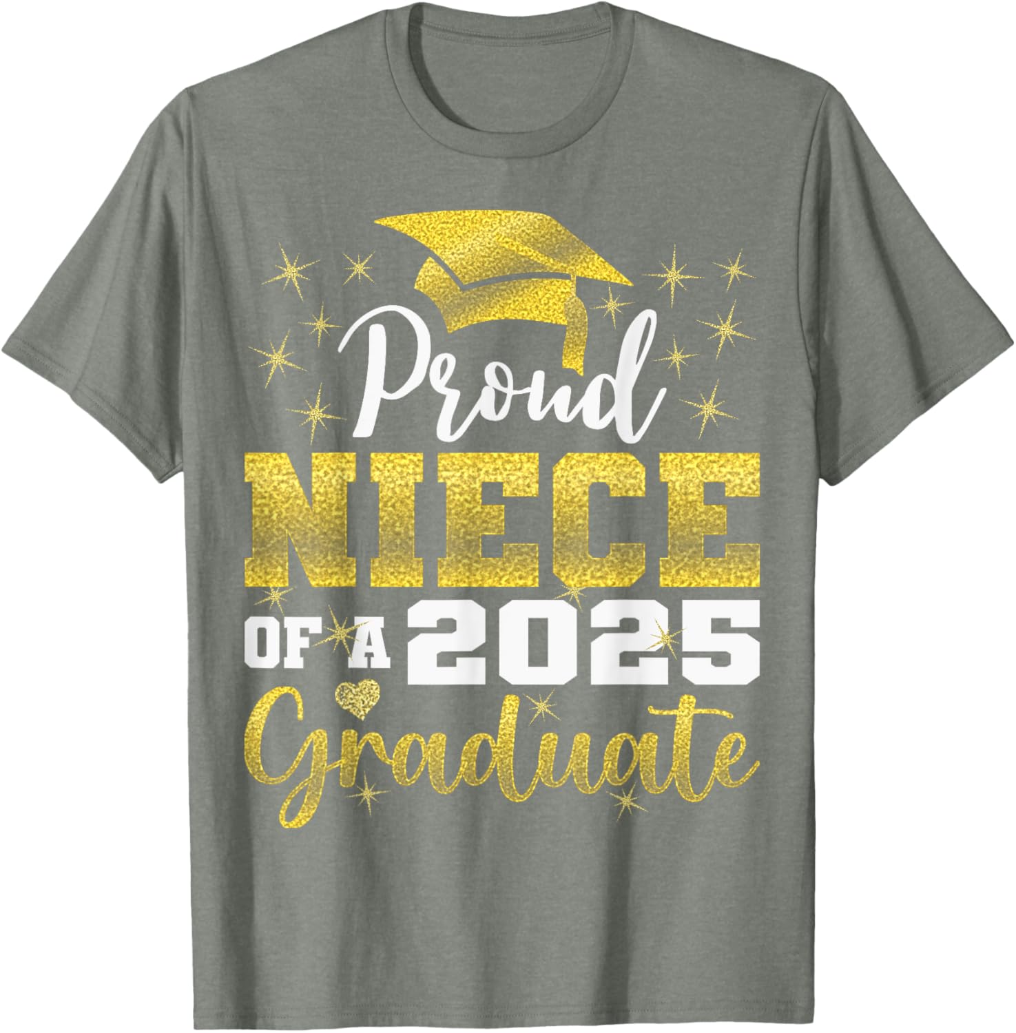 Super Proud Niece of Graduate 2025 Senior Graduation Family T-Shirt - 4