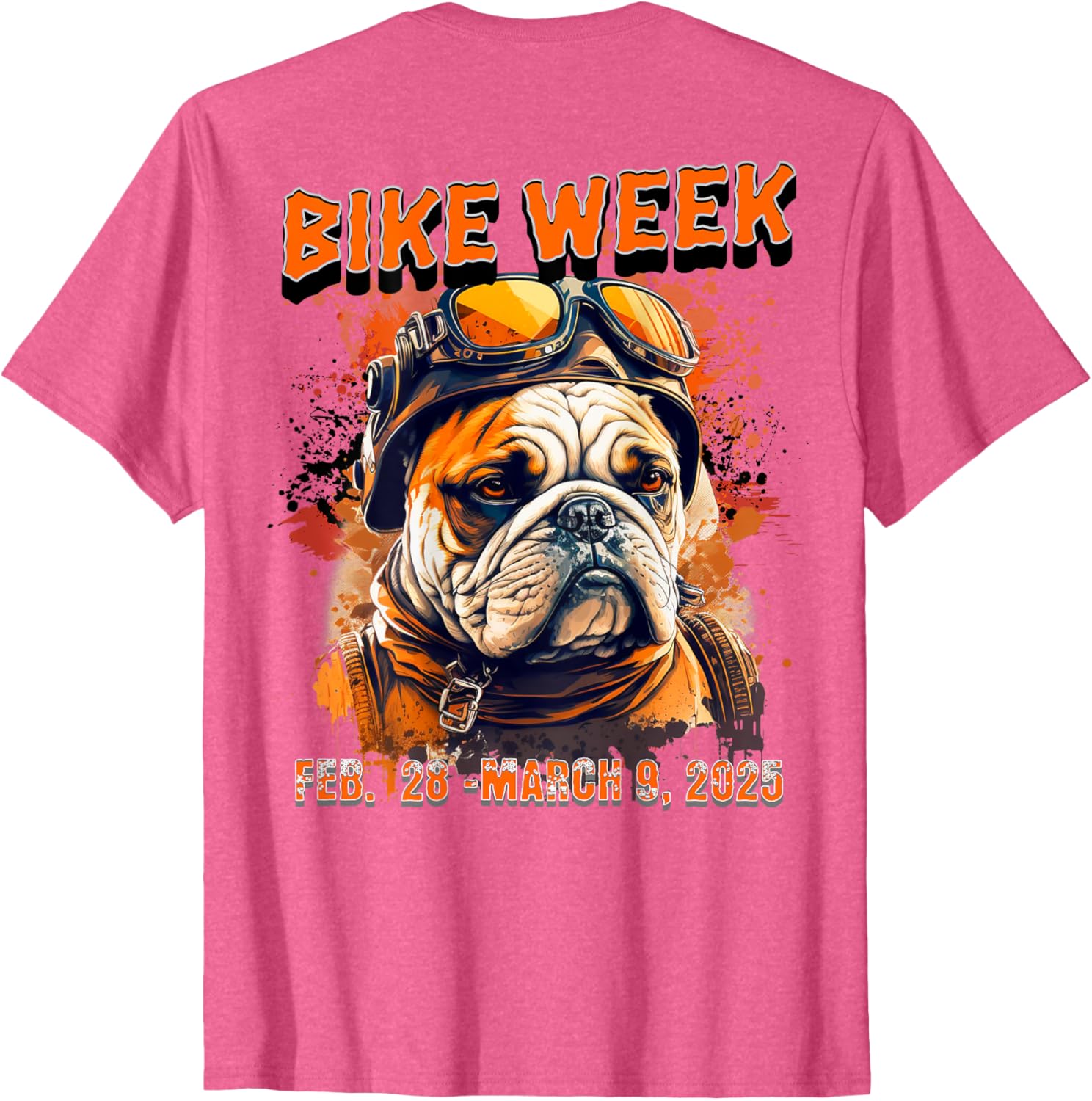 Bike Week 2025 Rally Dog Art T-Shirt for Men, Women, and Kids - 18