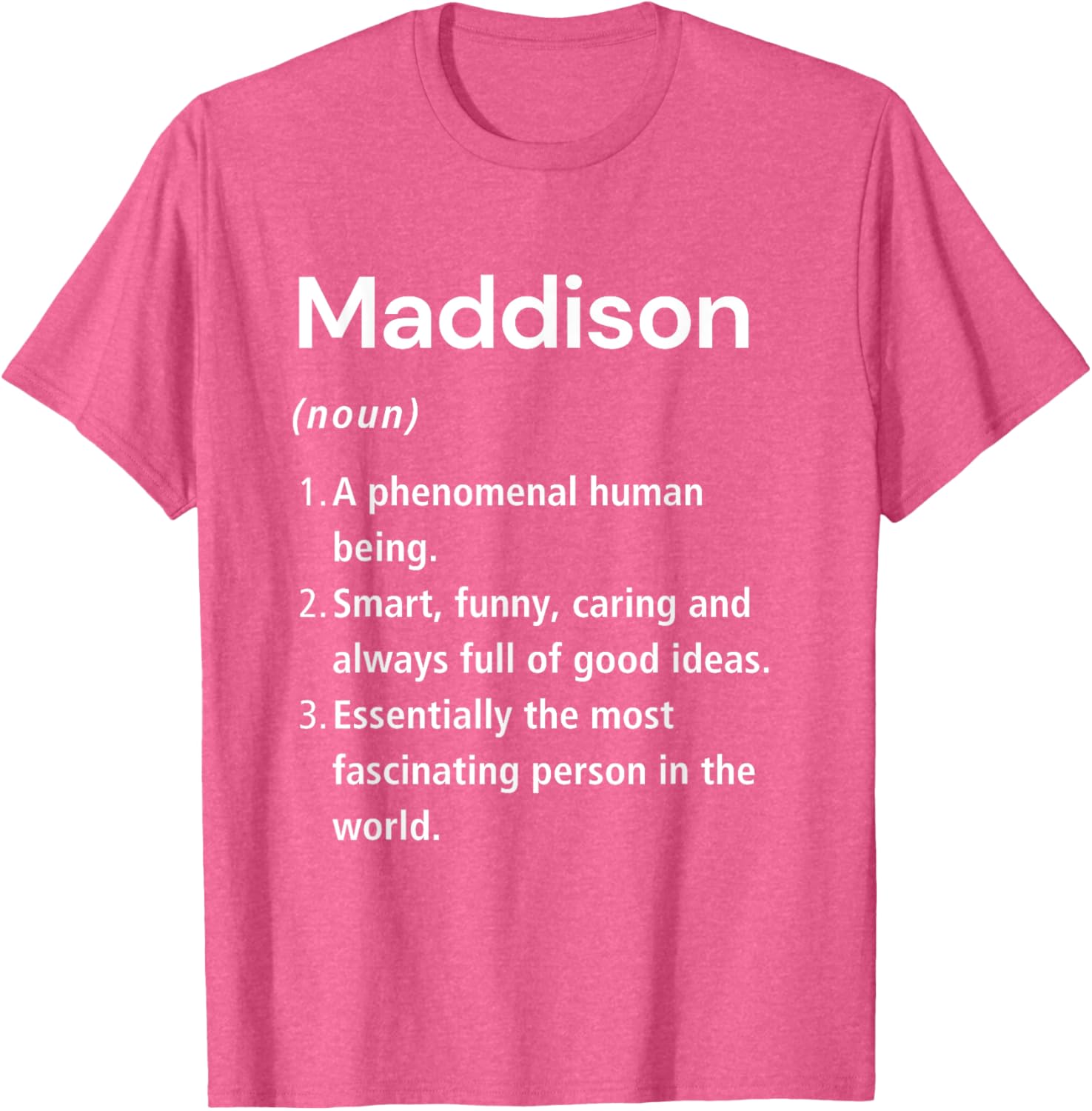 Funny Maddison Name Definition T-Shirt for Unique Style Lovers - 2