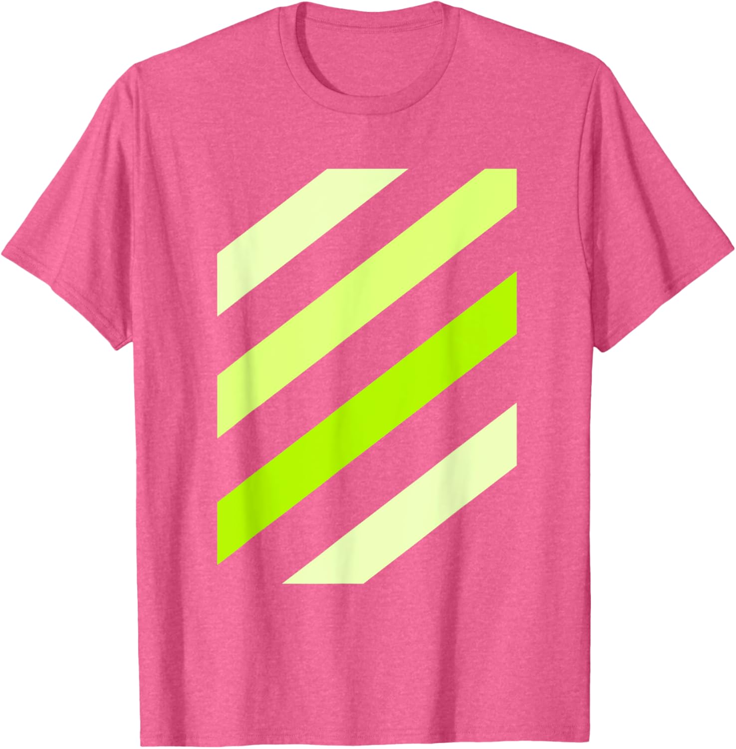 Stylish Green Stripe Graphic T-Shirt for Trendy Casual Wear - 3