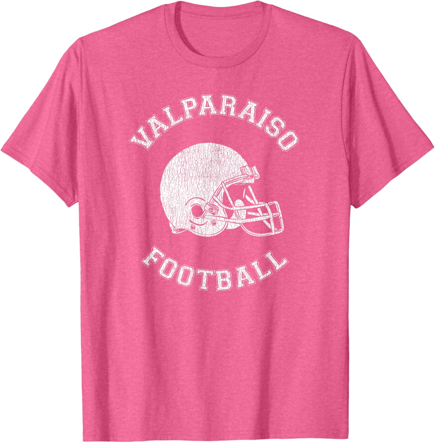 Valparaiso Retro 1980s Distressed Football T-Shirt for Vintage Style Lovers - 2