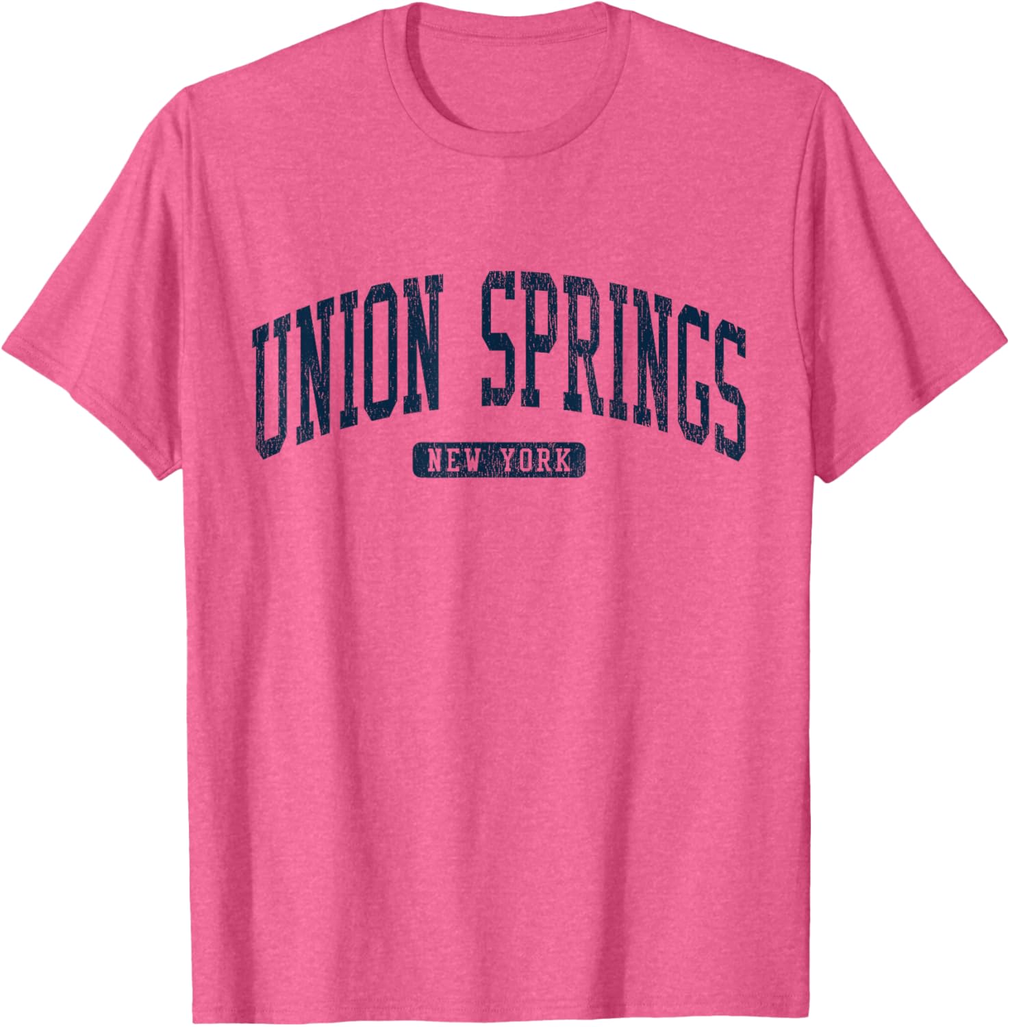 Union Springs NY College Style Blue T-Shirt for Comfortable Casual Wear - 16