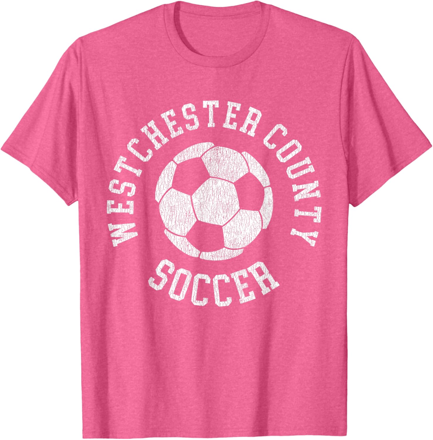 Westchester County Retro Distressed 90's Vintage Soccer T-Shirt - 16