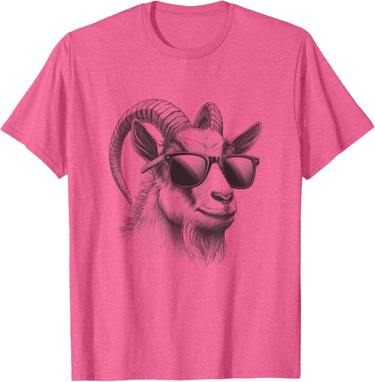 Cool Goat Sunglasses T-Shirt for Adults and Kids - Fun Casual Wear - 3