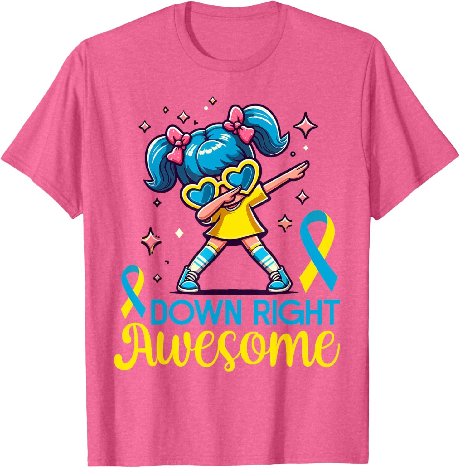 Down Syndrome Awareness Day Awesome Girls Women's T-Shirt for Support - 8