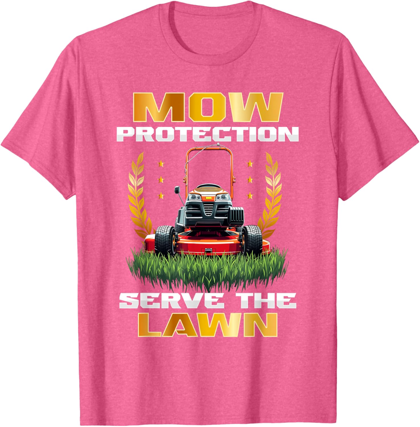 Lawn Mowing Mower Protection T-Shirt for Lawn Care Enthusiasts - 4