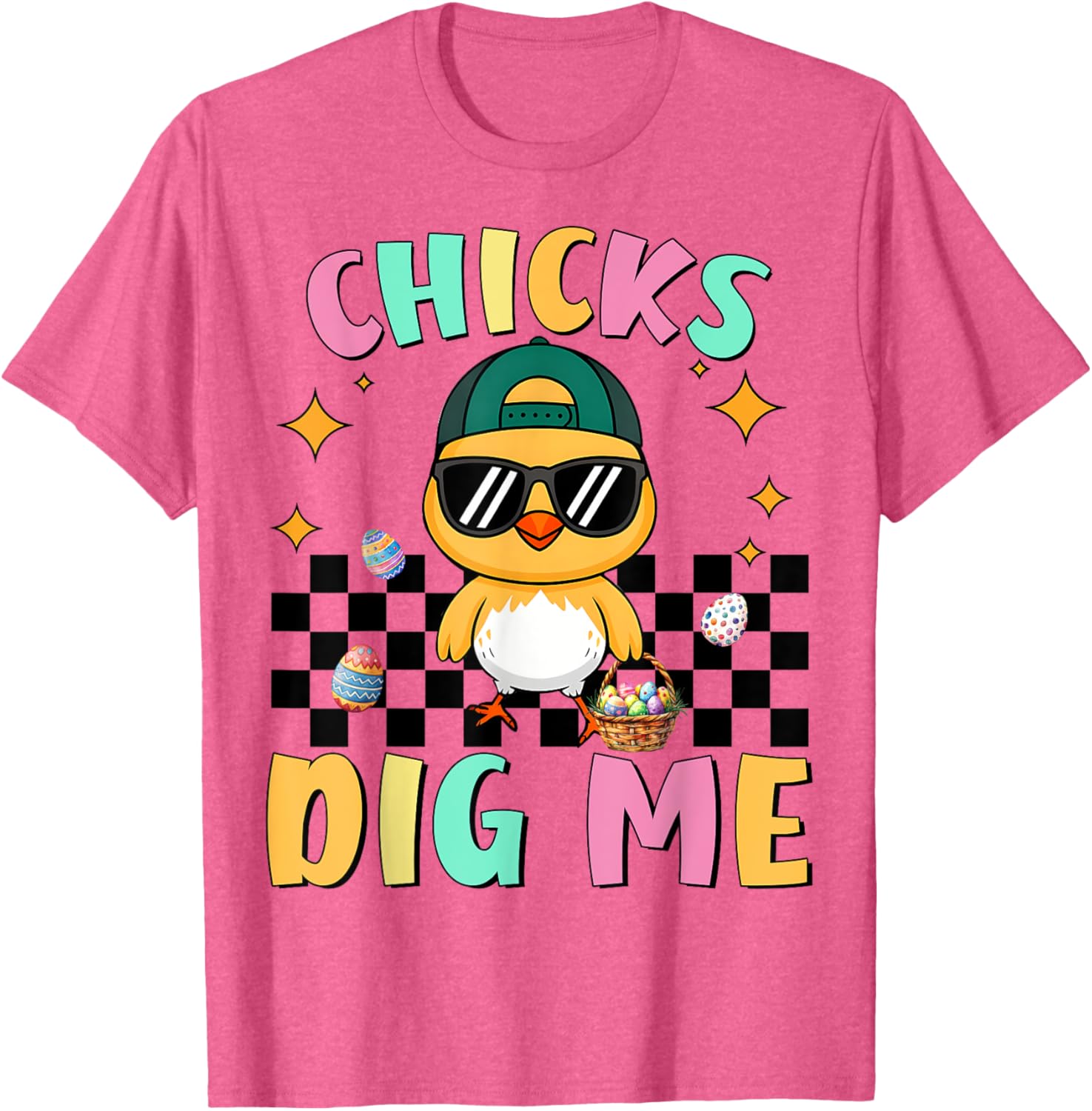 Funny Easter T-Shirt for Toddlers Chicks Dig Me Perfect for Boys - 2