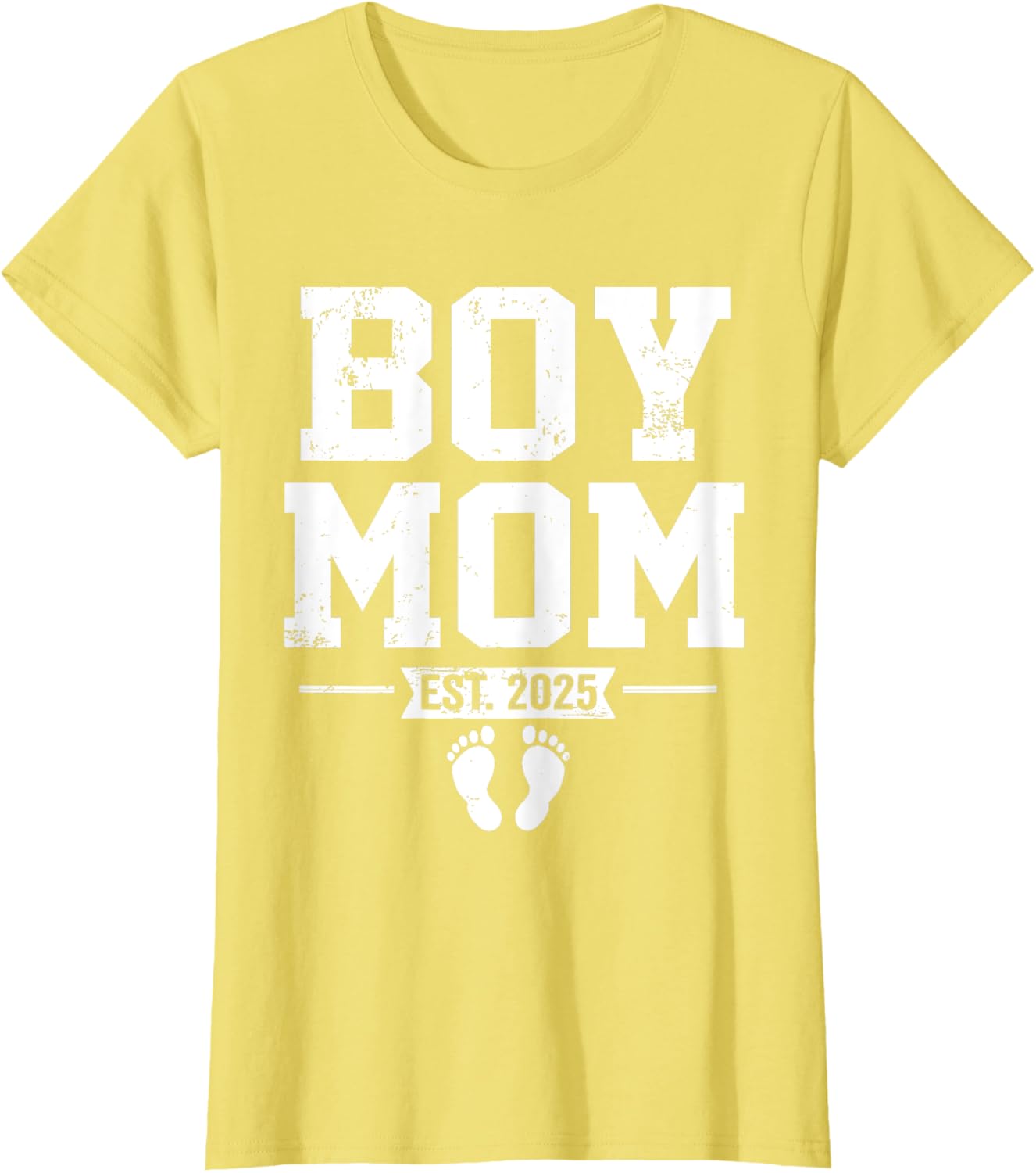 Boy Mom Established 2025 Newborn Mother's Day Gift T-Shirt - 23
