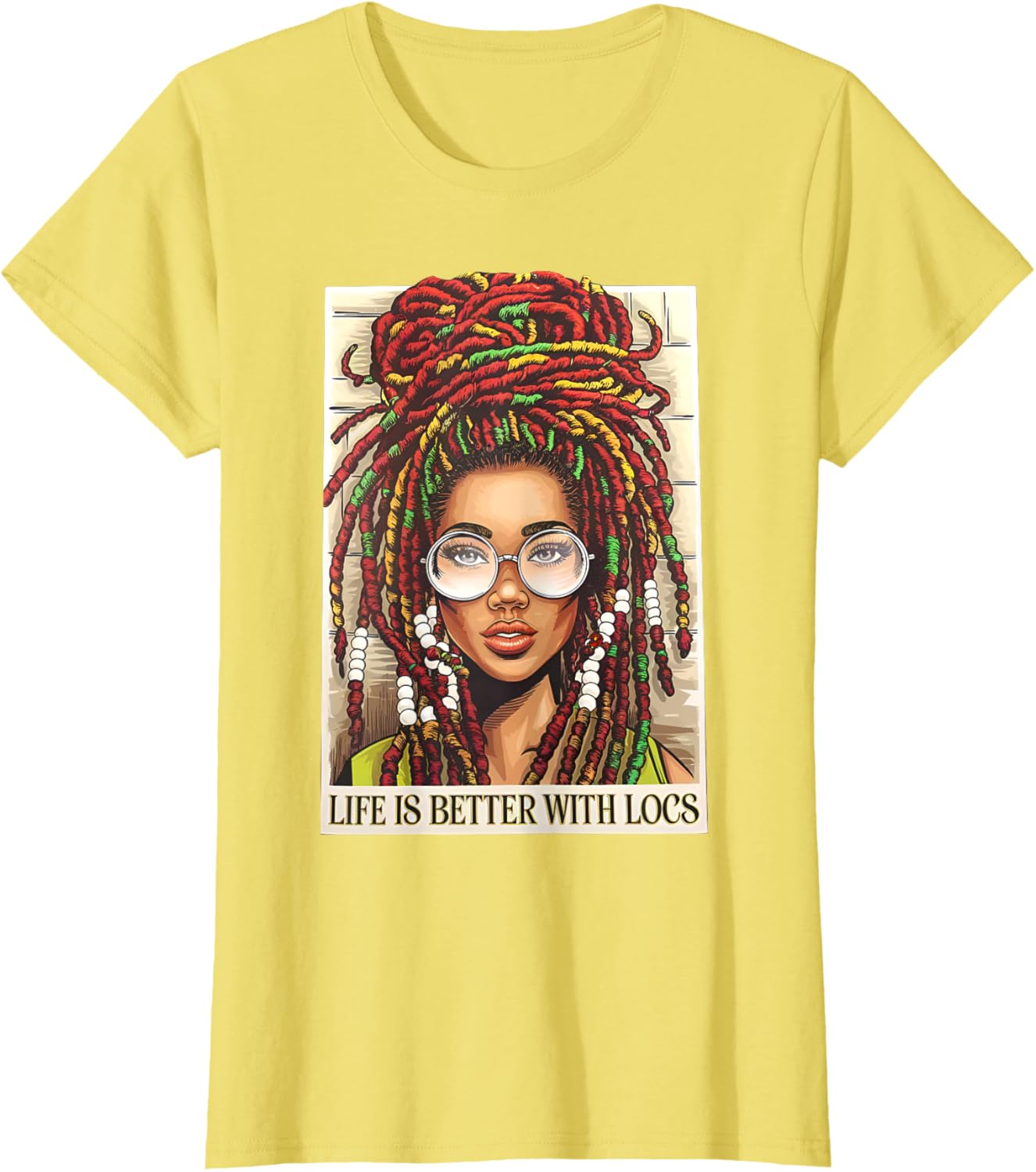Life Is Better With Locs T-Shirt for Black Women Celebrate Your Melanin - 2