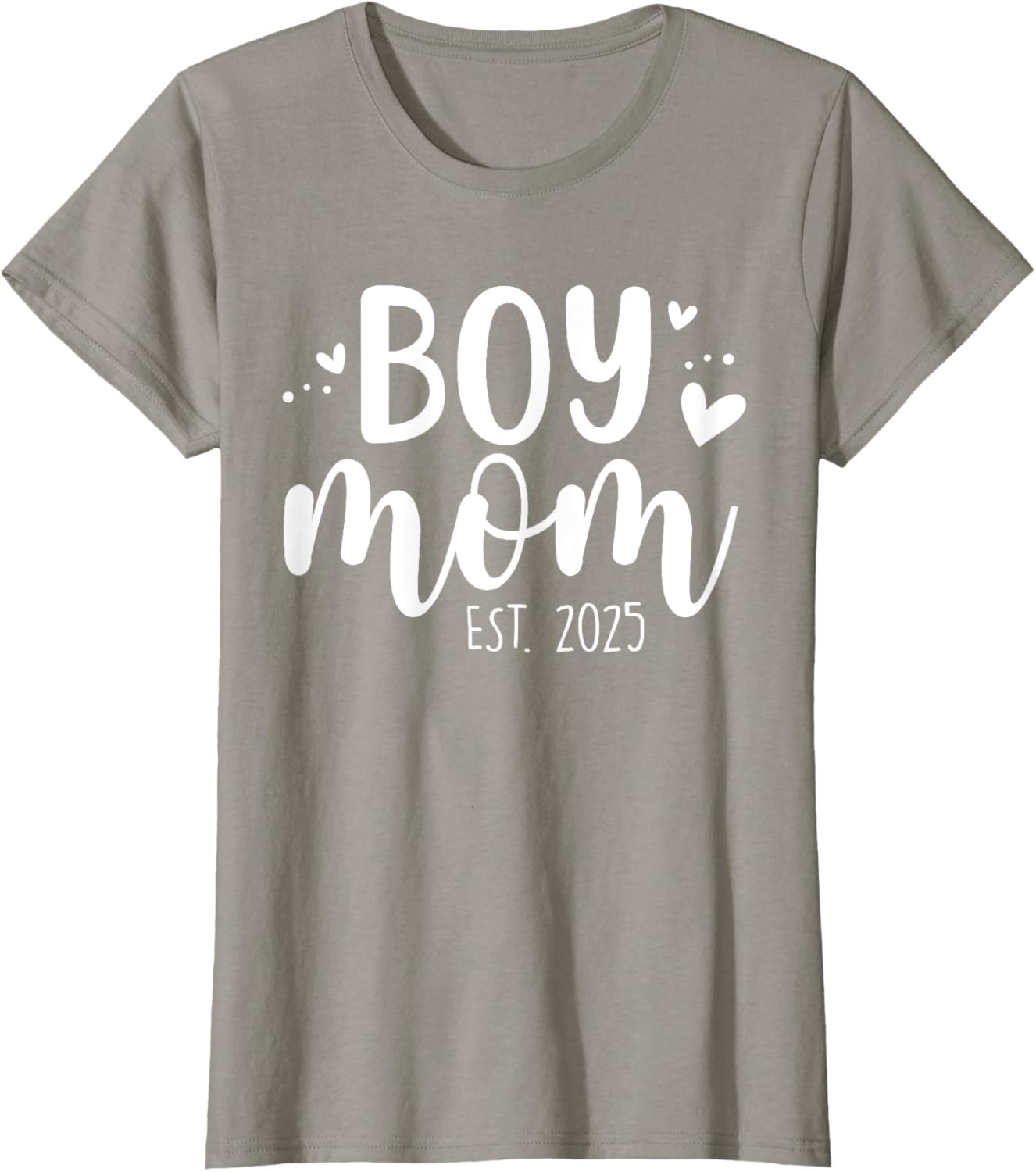 Girls Boy Mom Est 2025 My First Mother's Day Cute T-Shirt for Moms - 2