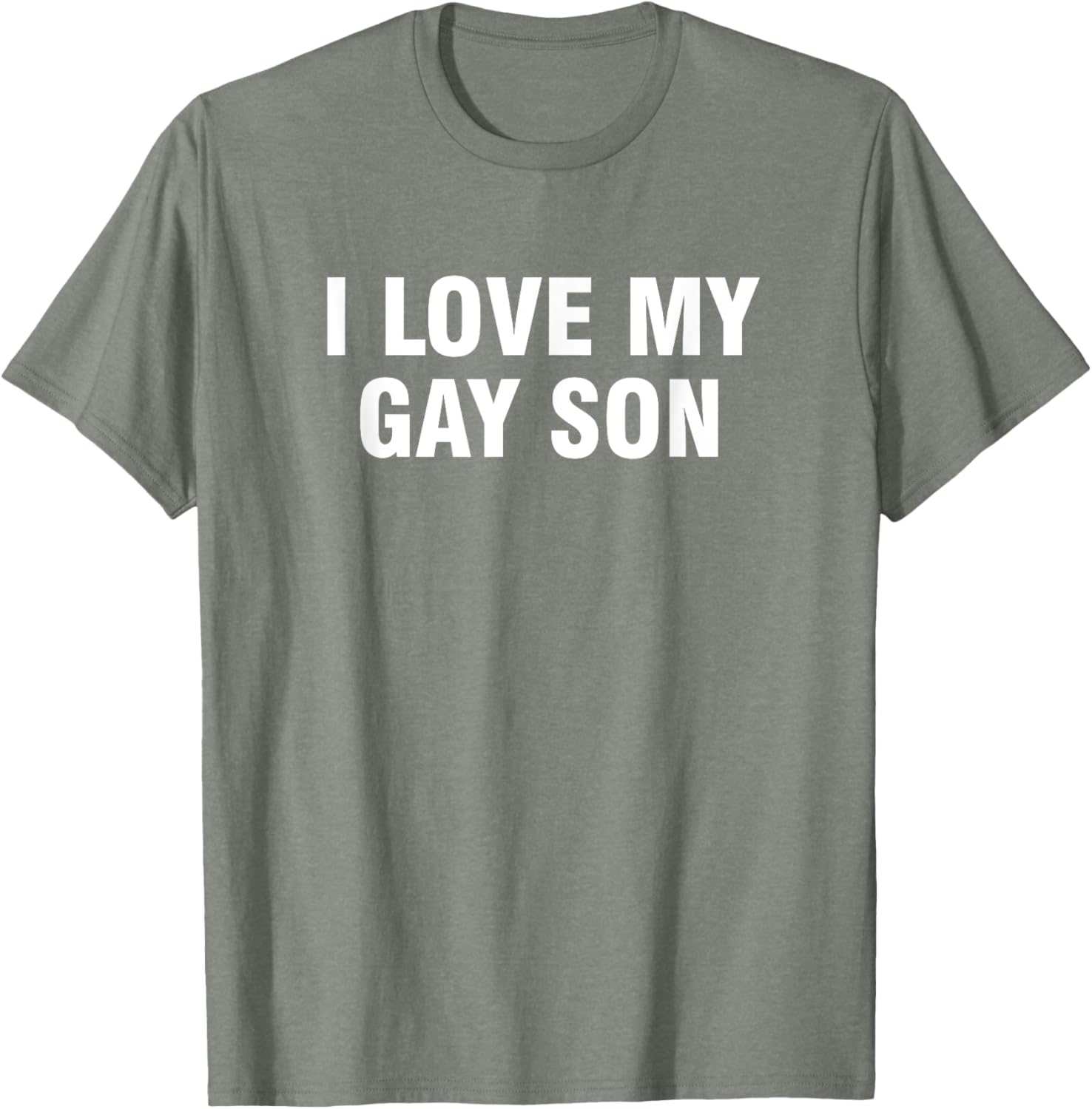 I Love My Gay Son T-Shirt - Supportive and Fun LGBTQ+ Apparel - 3