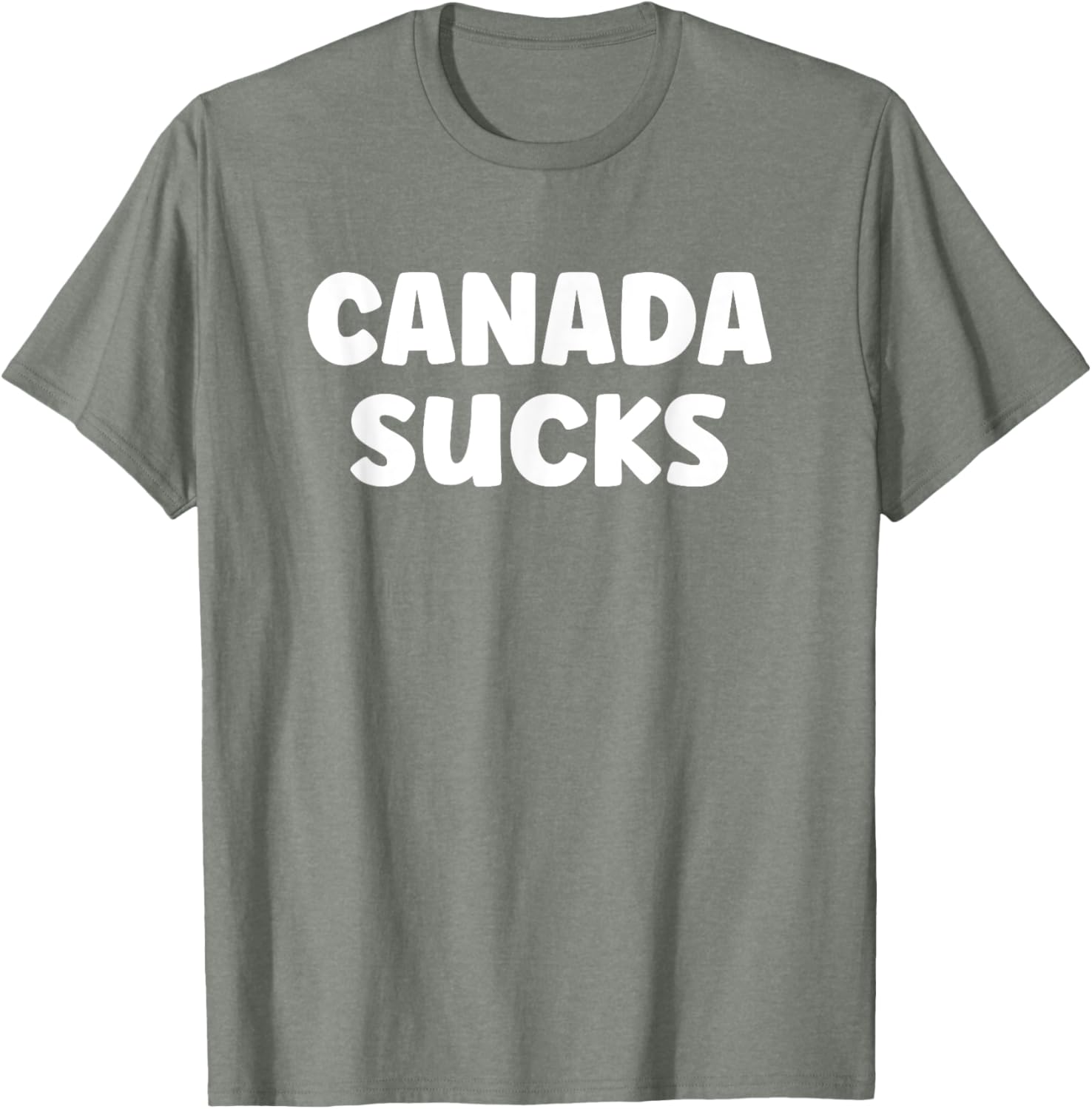 Funny USA Humor T-Shirt - Hilarious Canada Sucks Graphic Tee for Fun - 21