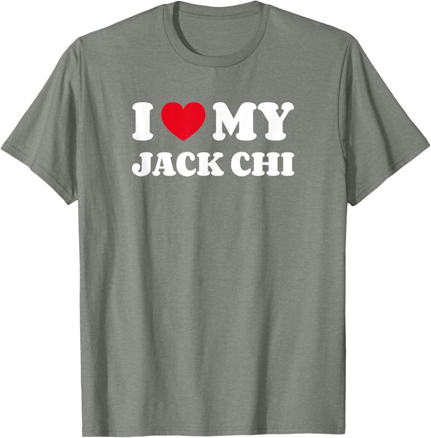 I Love My Jack Chi Dog T-Shirt for Men Women Kids - Adorable Design - 20