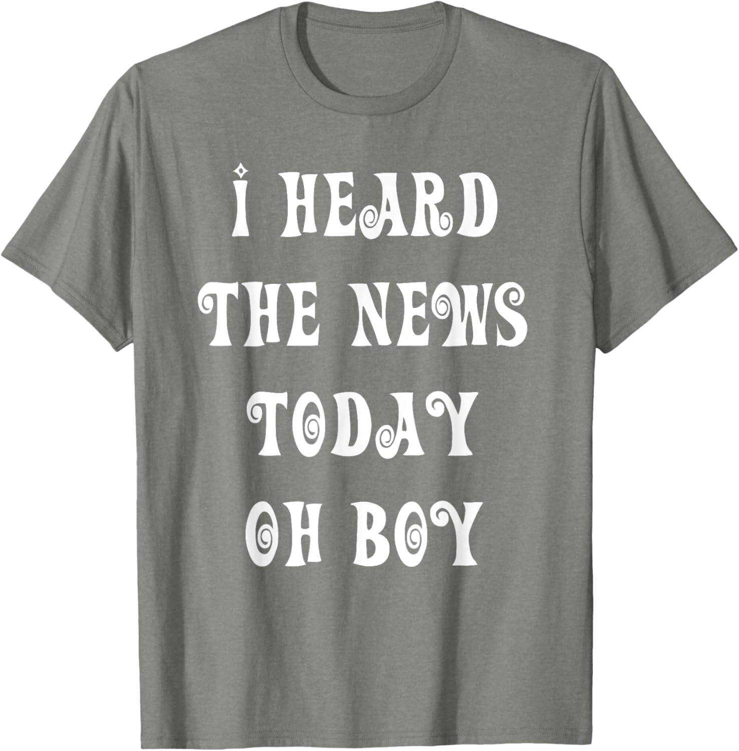 I Heard The News Today Oh Boy T-Shirt for Music Lovers and Fans - 10