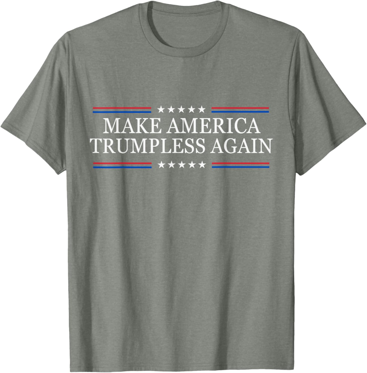 Funny Anti-Trump T-Shirt Make America Trumpless Again for Activists - 15