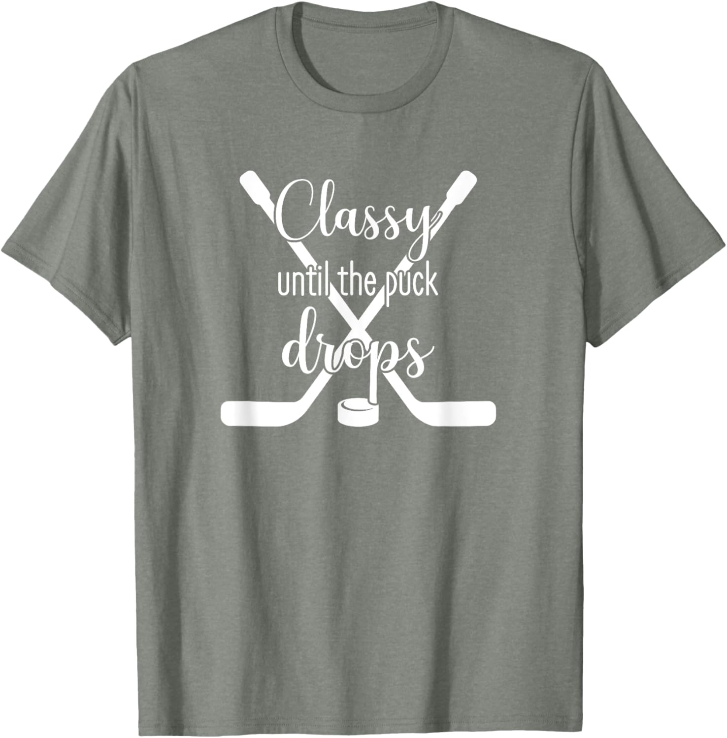 Classy Until the Puck Drops T-Shirt for Hockey Fans - Trendy Sportswear - 4
