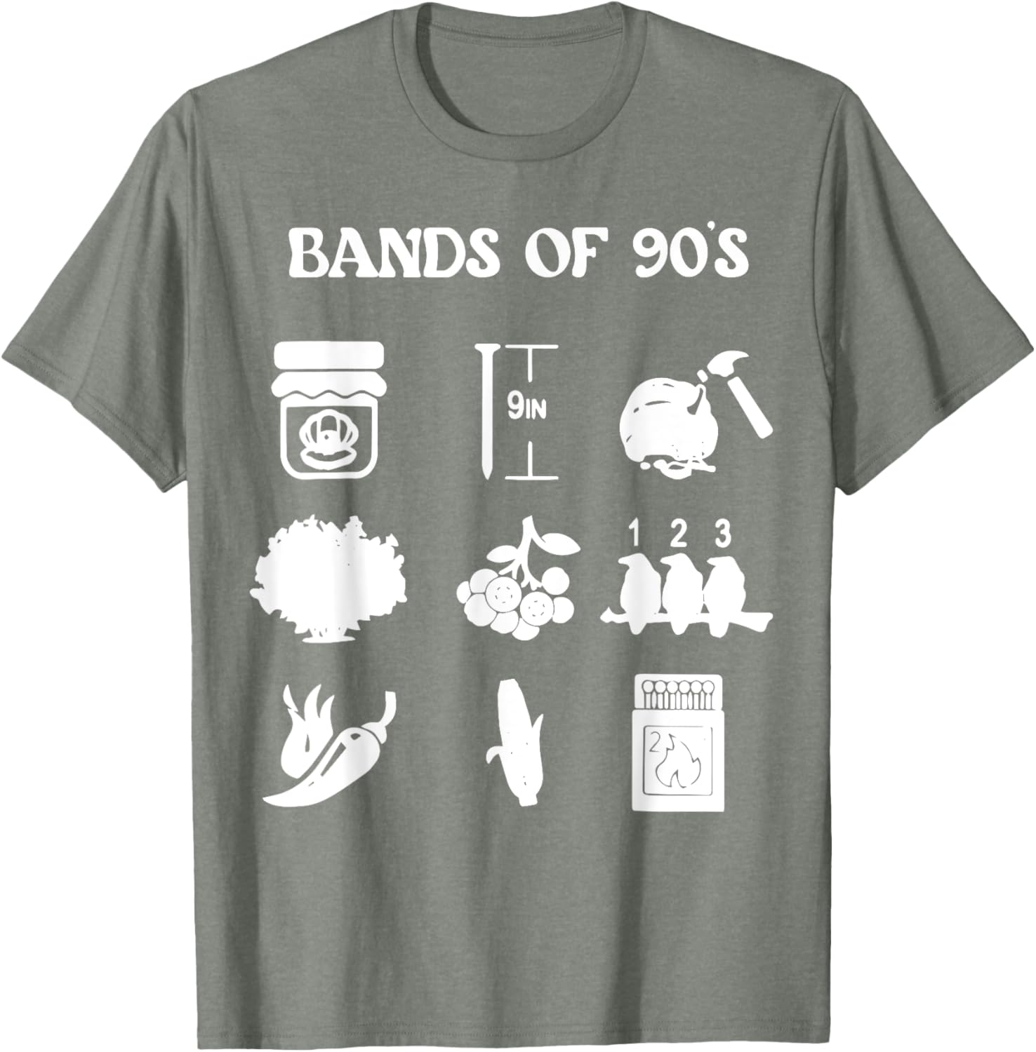 Retro 1990s Bands T-Shirt for 90s Music Lovers - Stylish Vintage Apparel - 1