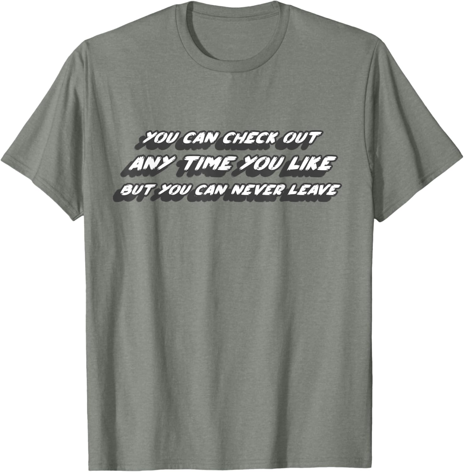 Cool You're Free to Check Out Anytime T-Shirt for Music Lovers - 19