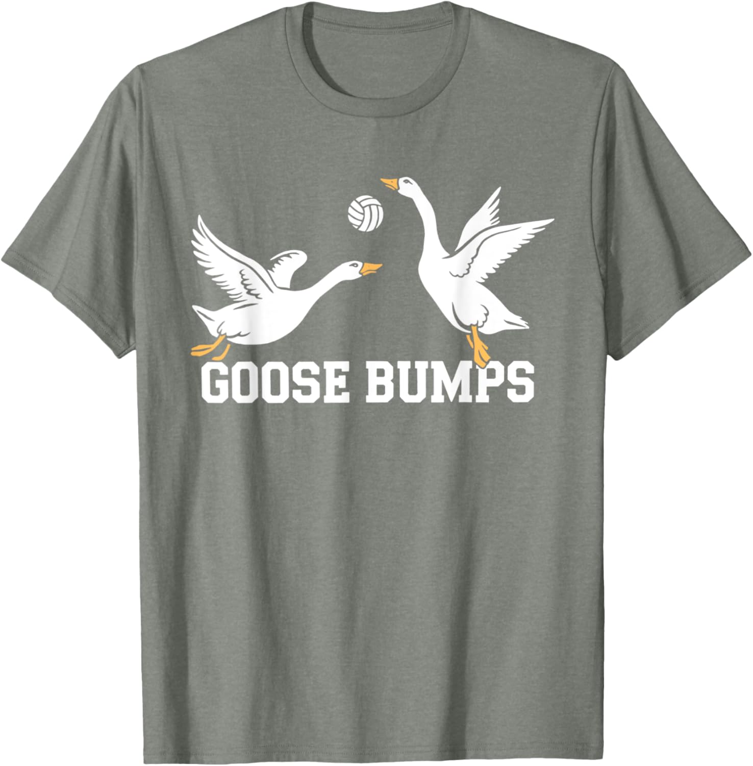 Goose Bumps Volleyball Spike T-Shirt for Sports Lovers and Athletes - 23