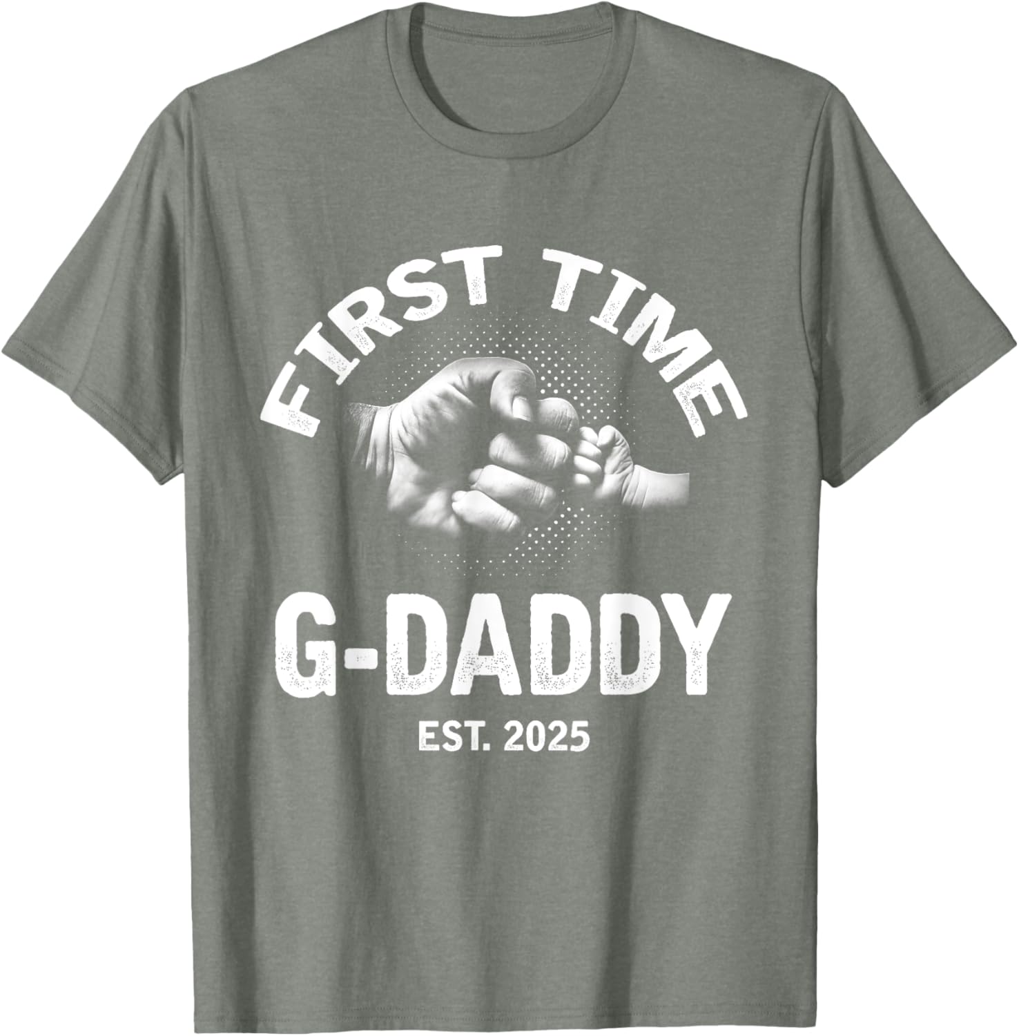 First Time G-Daddy 2025 Father's Day Vintage T-Shirt for Proud Dads - 25