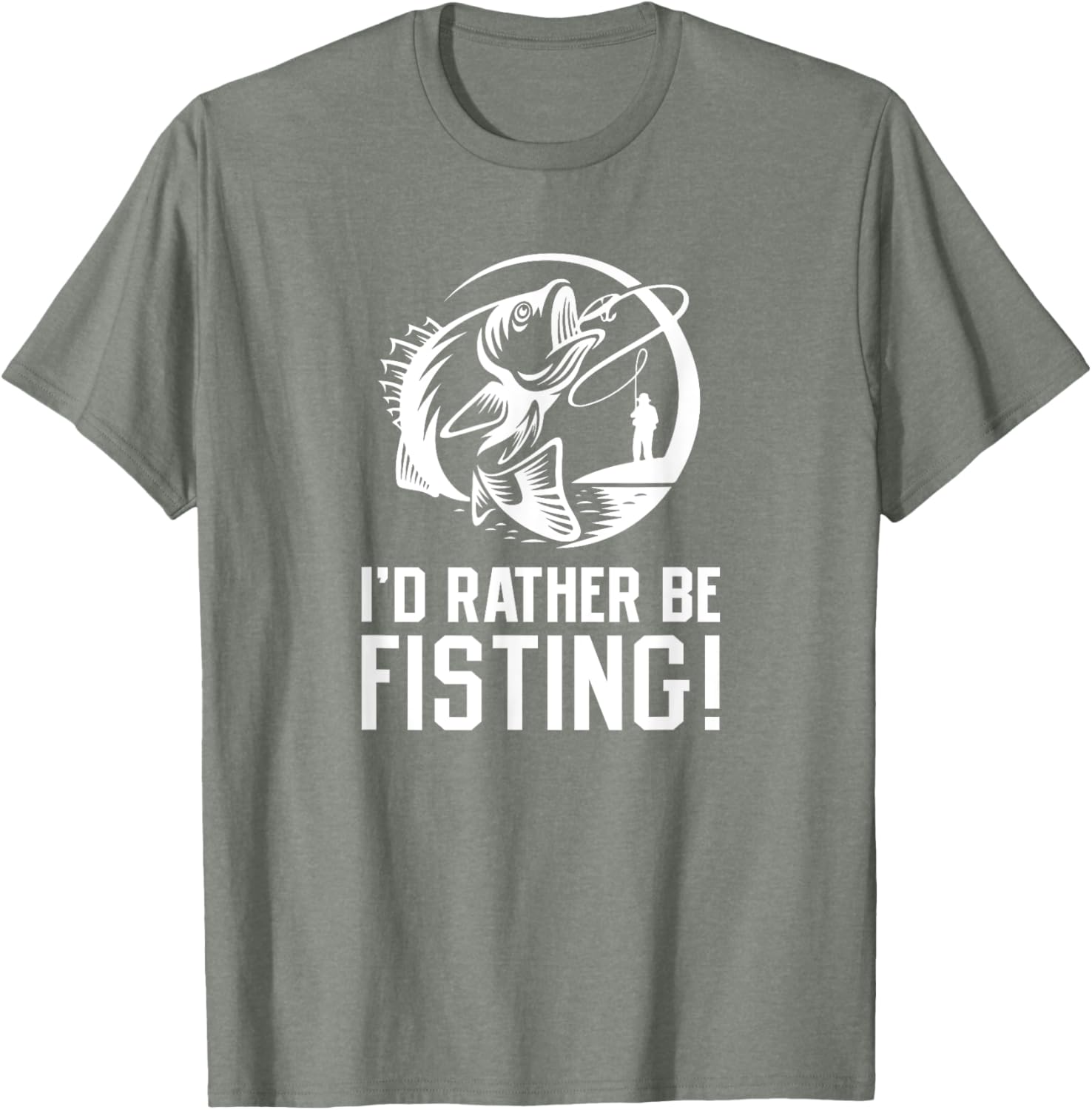 I'd Rather Be Fisting Funny Graphic T-Shirt for Casual Wear - 18
