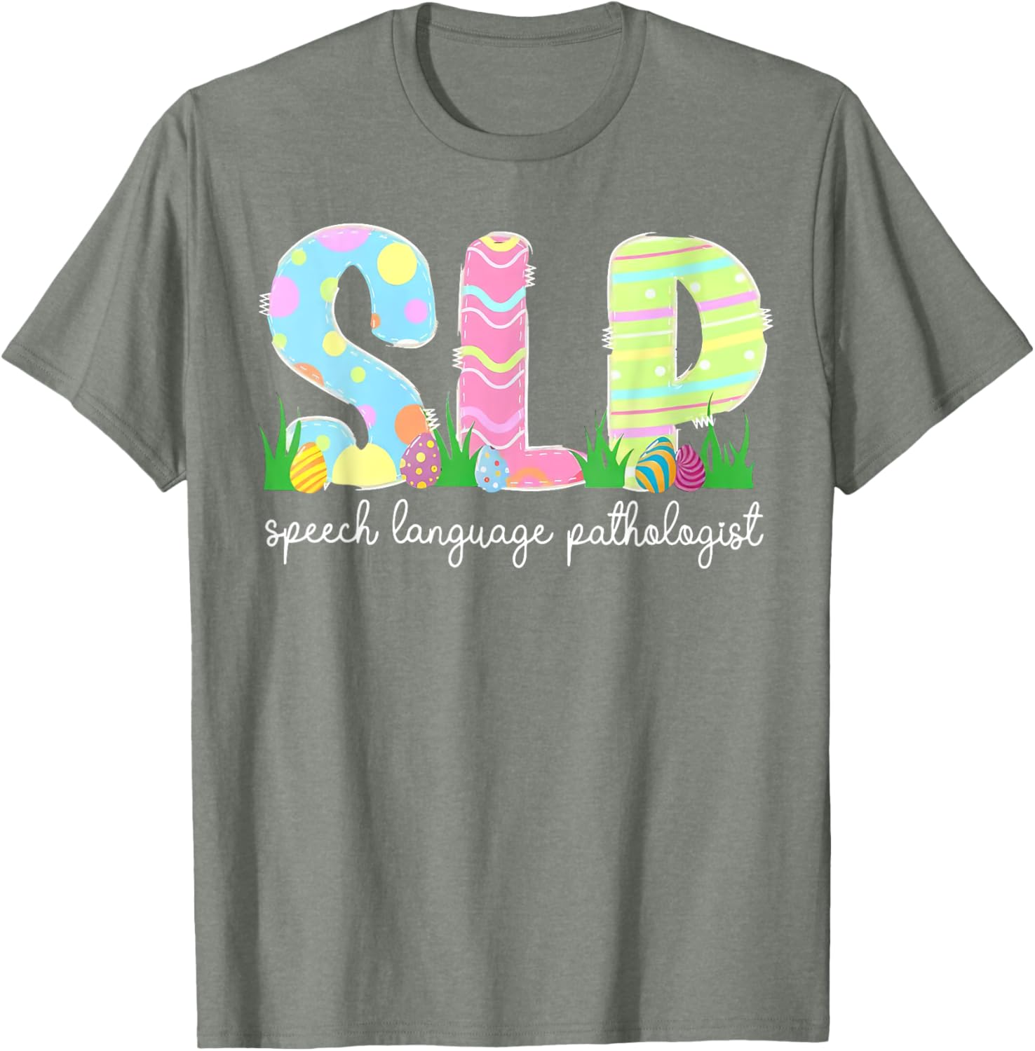 Charming Easter SLP T-Shirt for Speech Language Pathology Lovers - 15