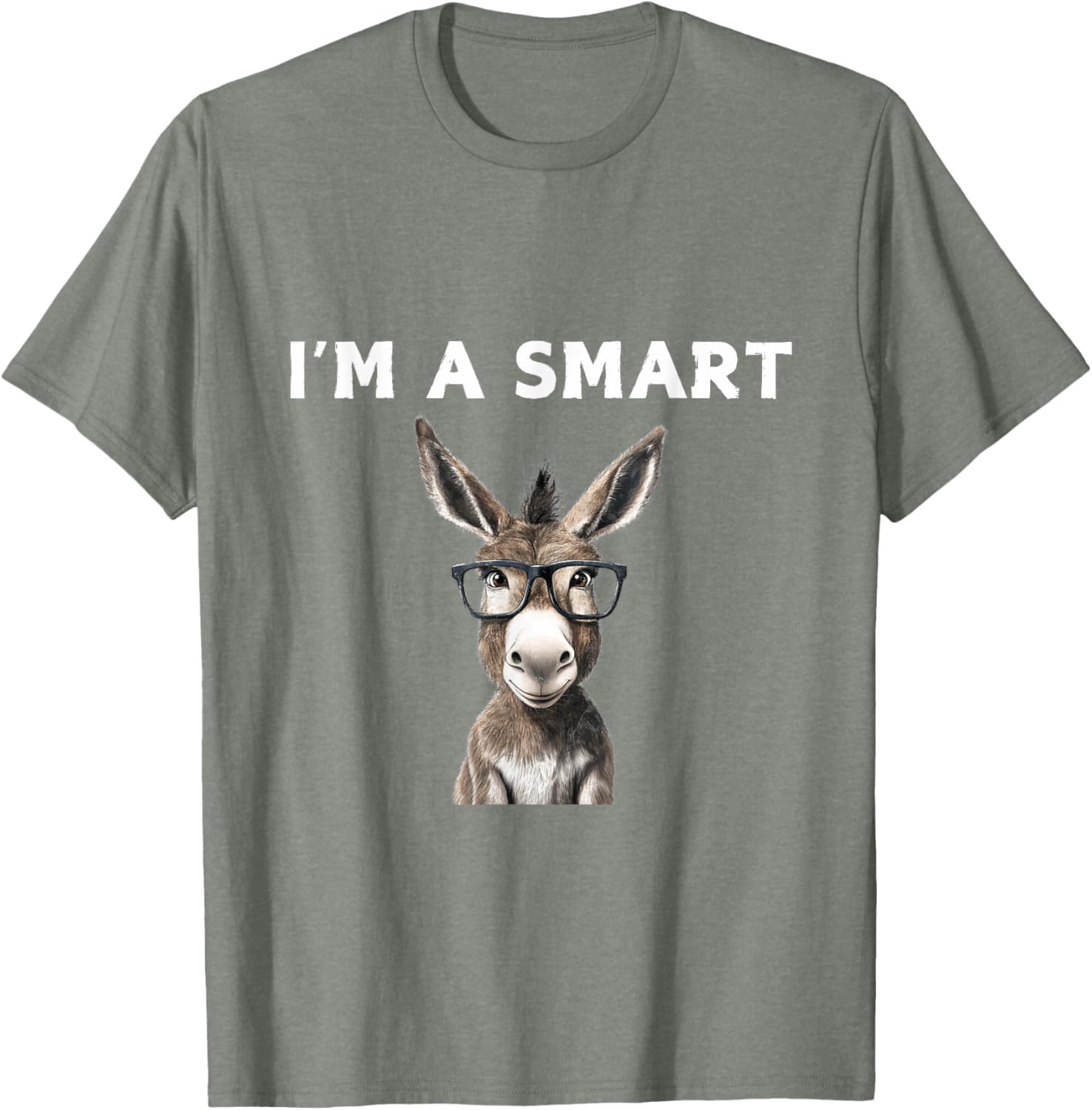 Smart Donkey T-Shirt for Fun Lovers - Unique and Stylish Graphic Tee - 9