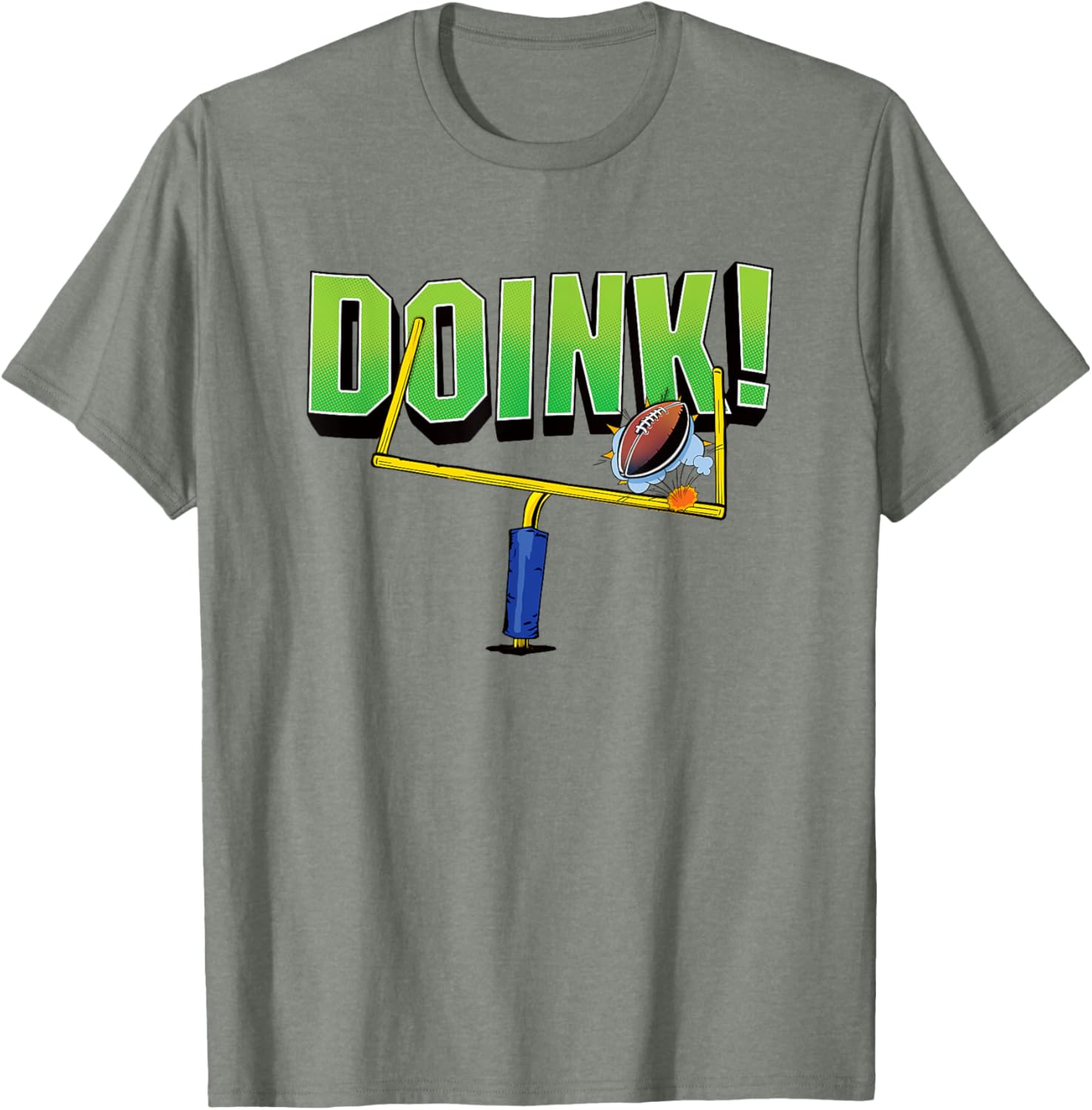 Funny Football Kicker T-Shirt for Fans Who Missed the Field Goal Posts - 17