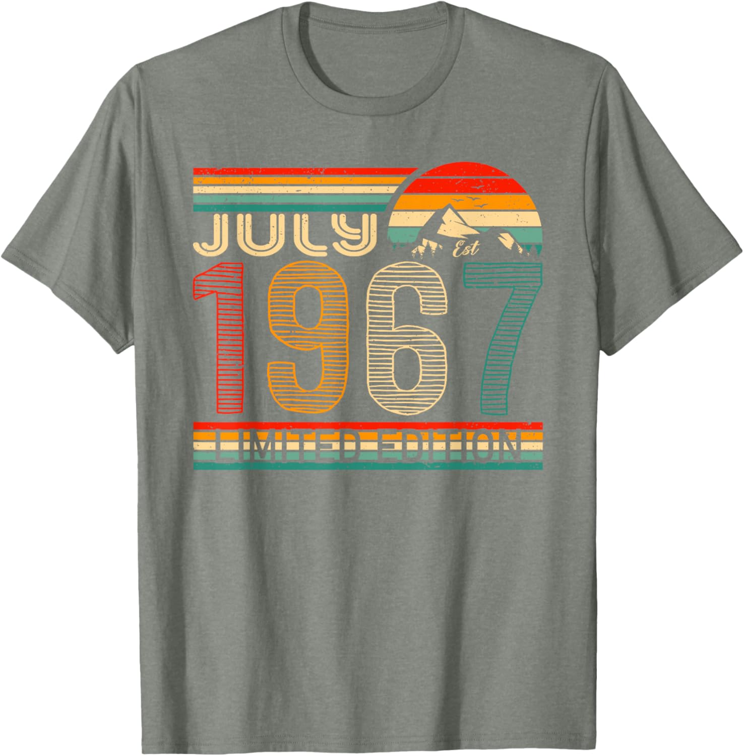 Vintage July 1967 Classic Birthday T-Shirt for Unique Celebrations - 14