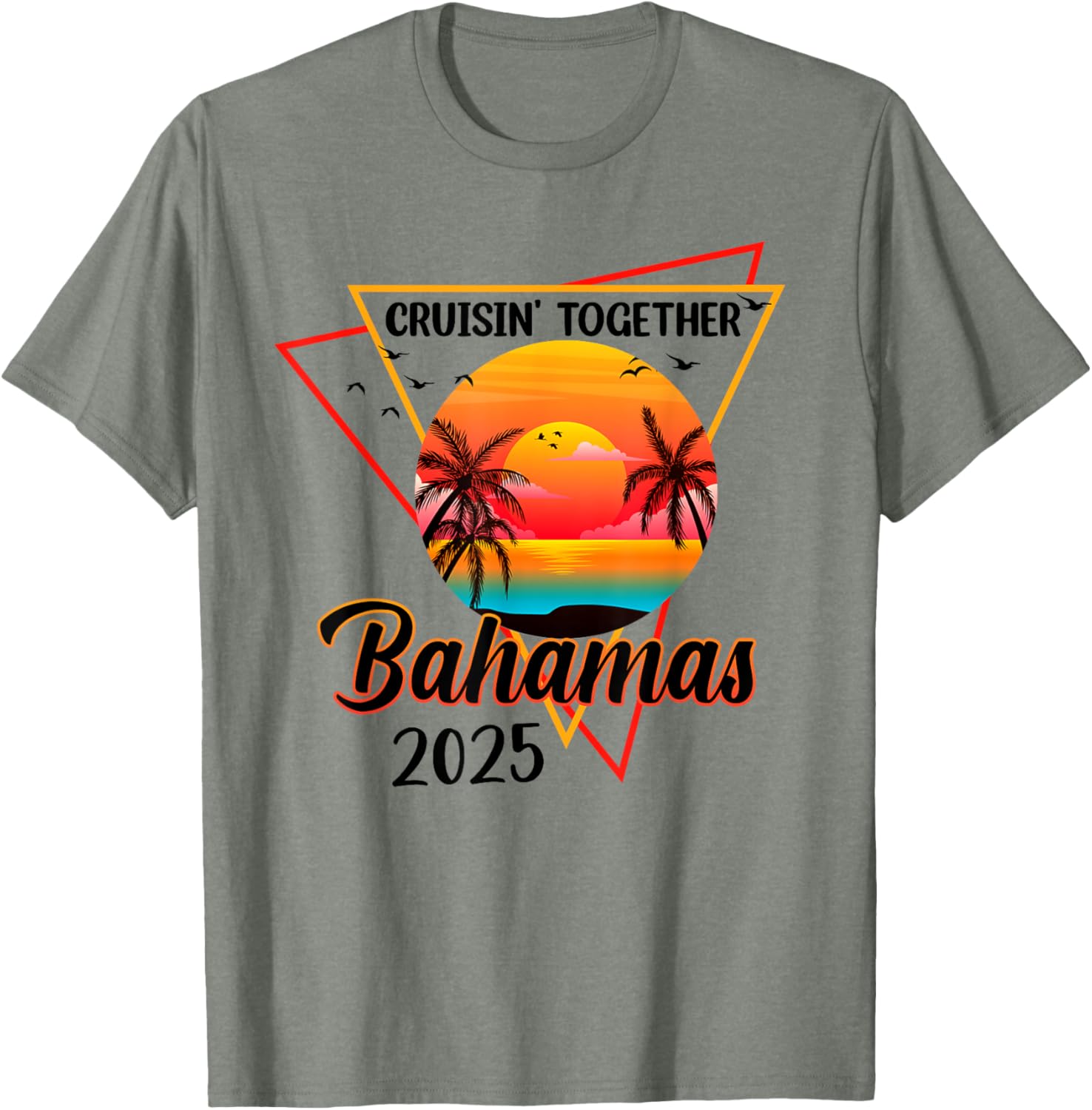Cruisin Together Bahamas 2025 Family Vacation T-Shirt for Fun Memories - 7
