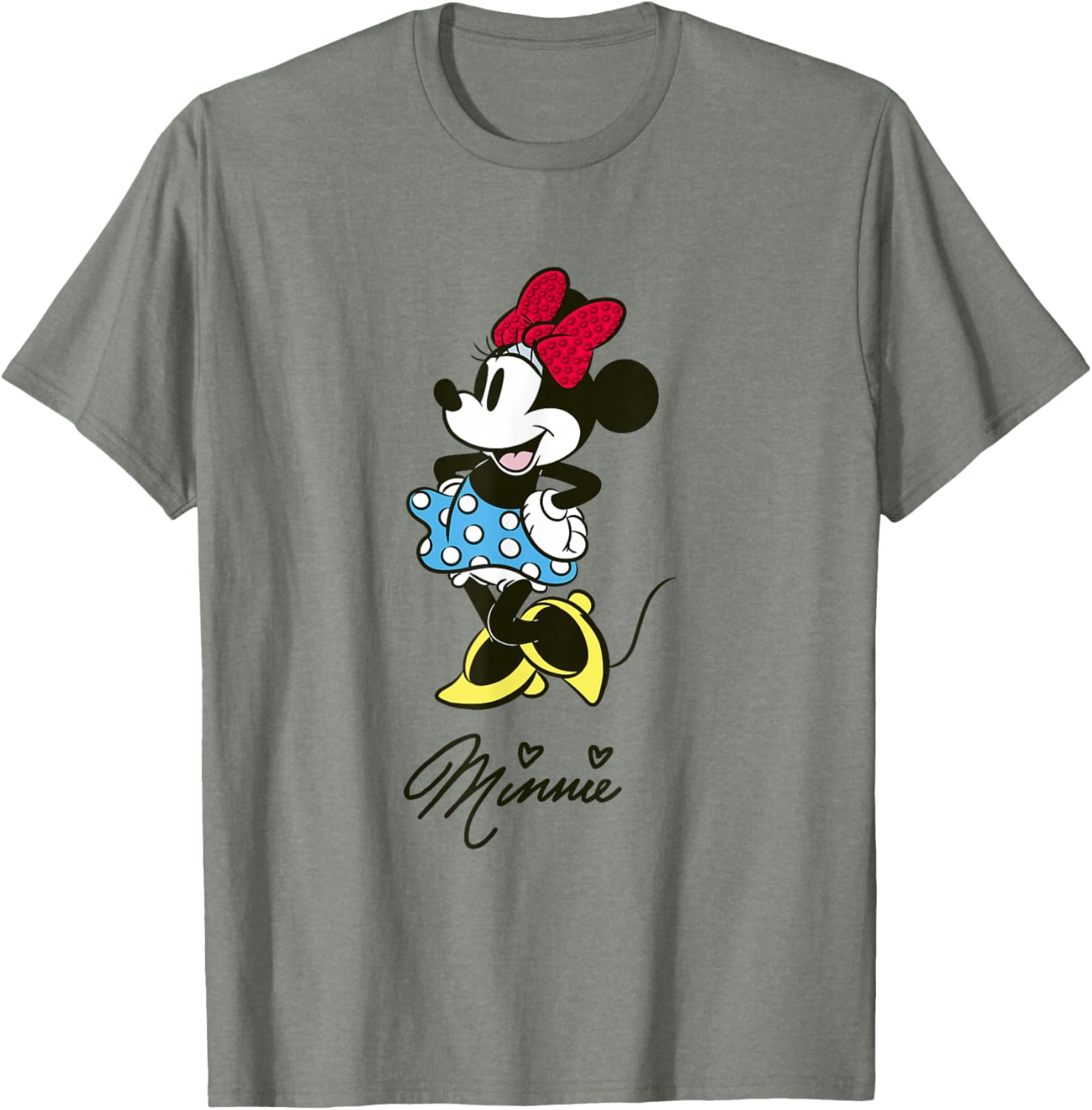 Disney Mickey and Friends Minnie Mouse Happy Expressions T-Shirt for Fans - 8