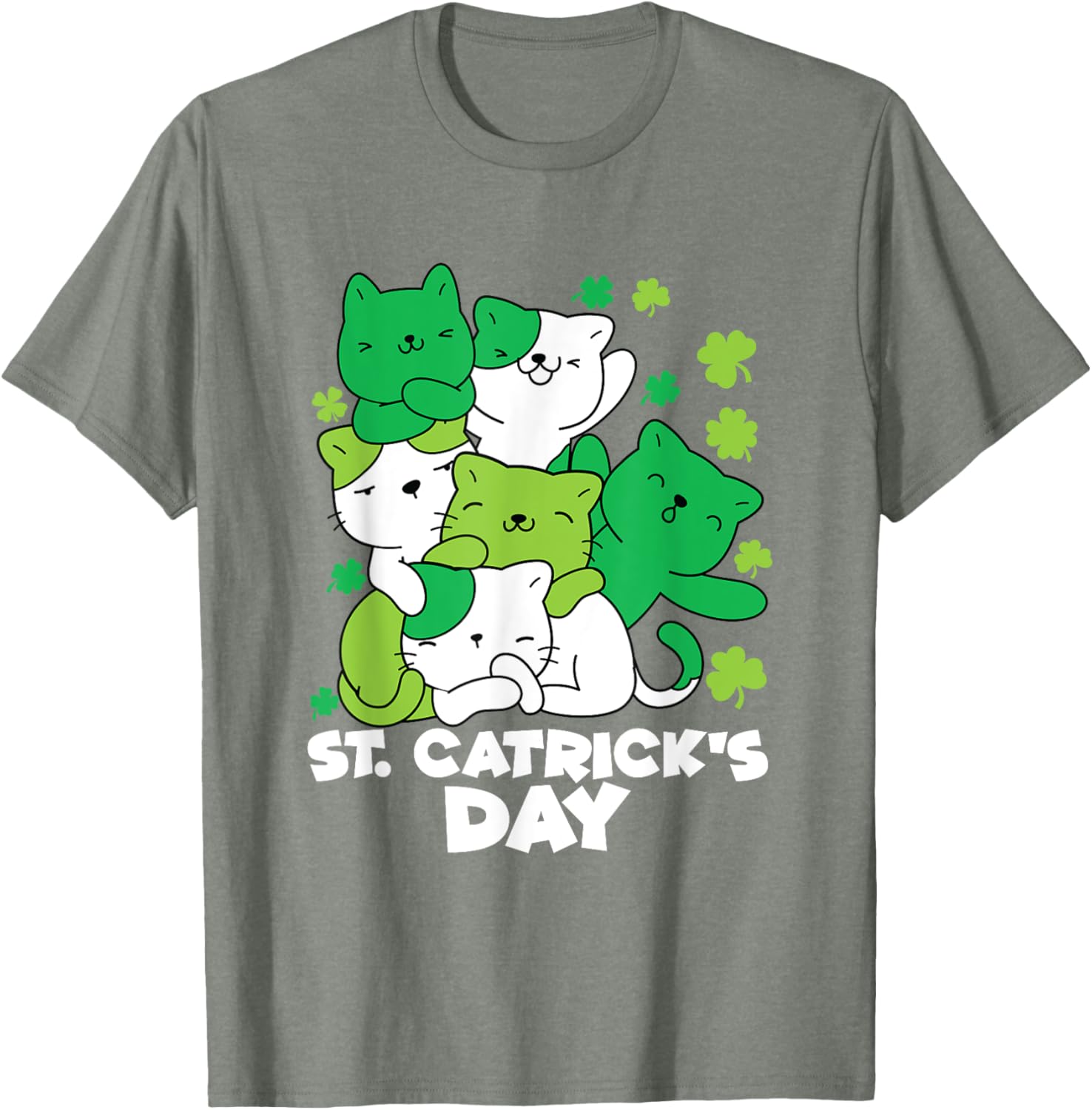 Cute Cat St. Patrick's Day Leprechaun T-Shirt for Festive Fun - 8