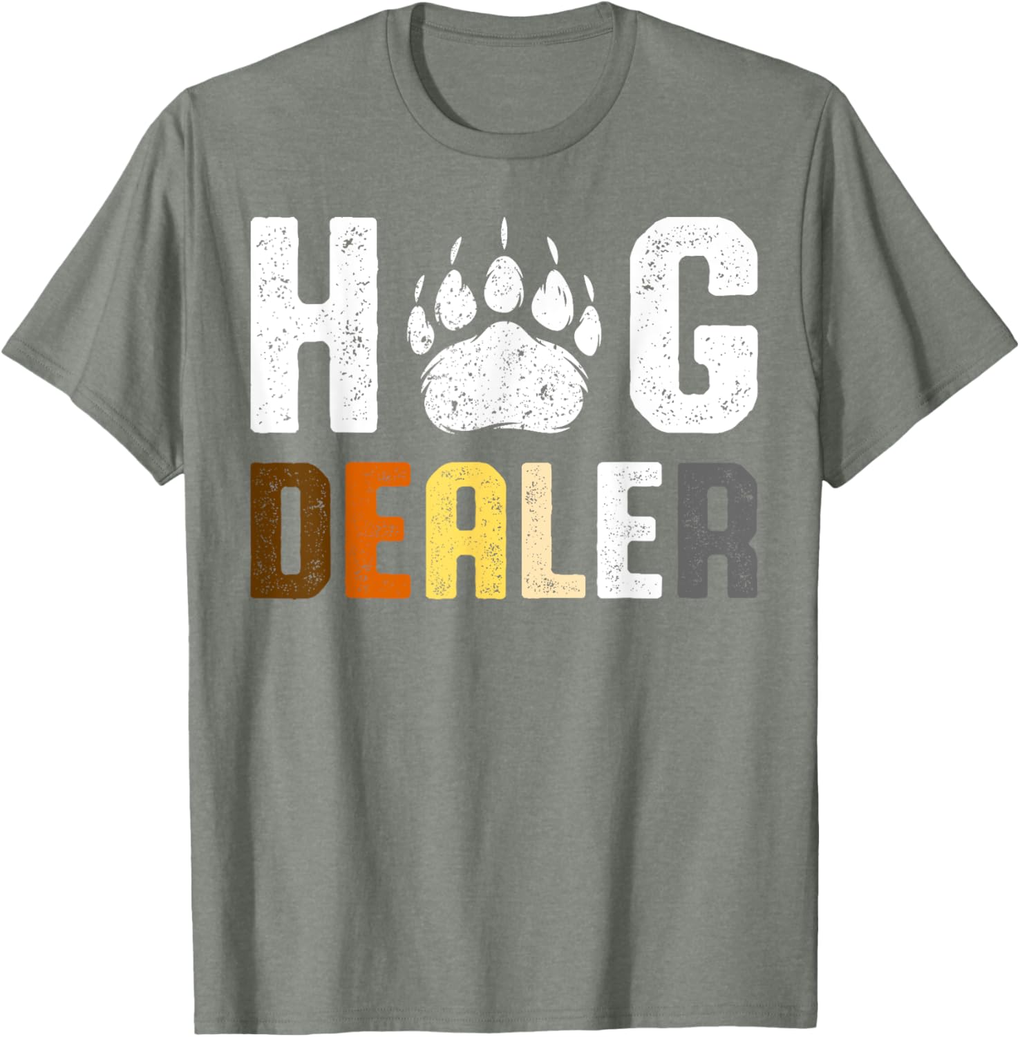 Funny Retro Gay Bear Pride Hug Dealer T-Shirt for LGBTQ+ Enthusiasts - 2