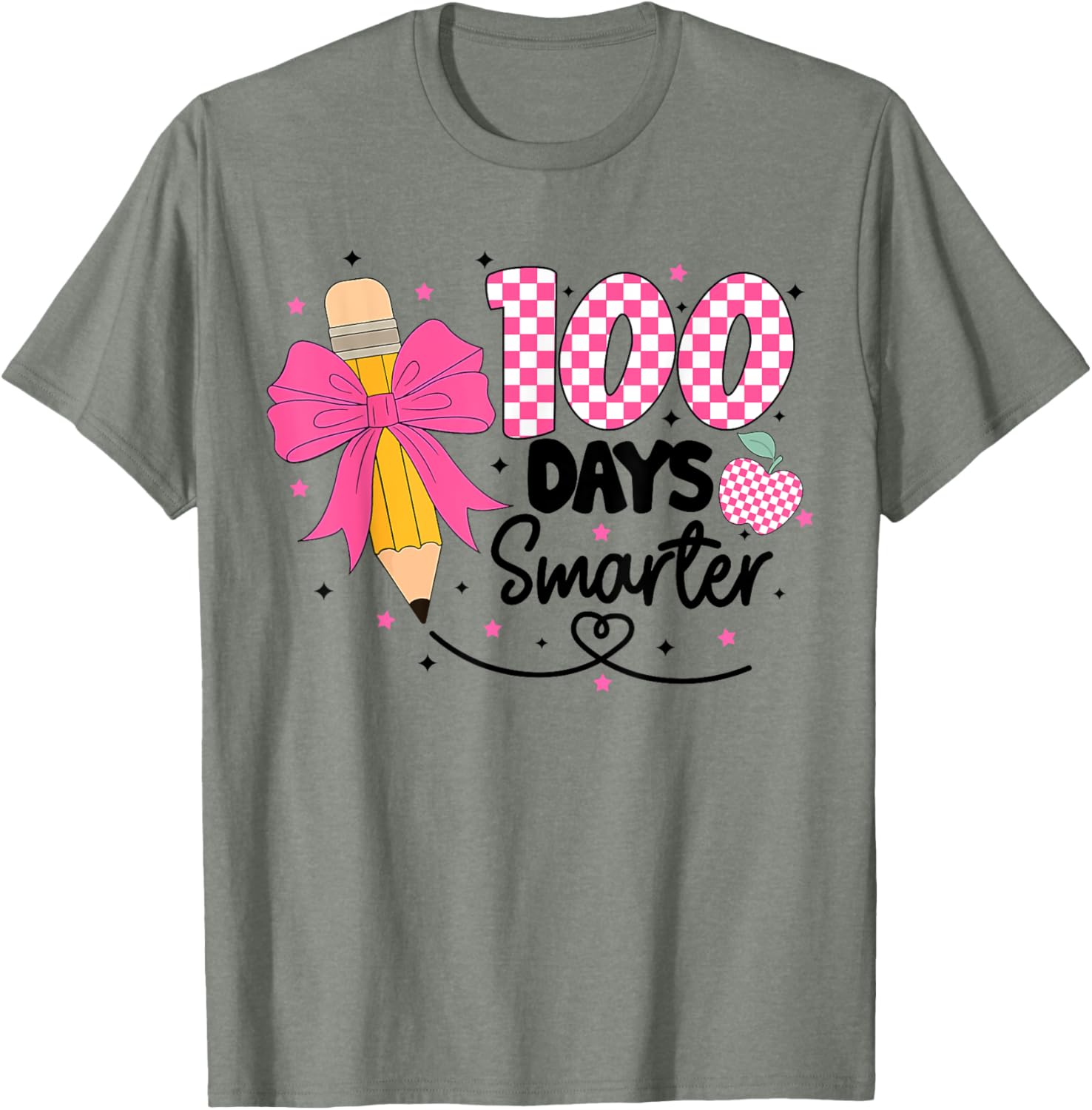 100 Days Smarter Toddlers Girls School 100th Day T-Shirt Fun Design - 5