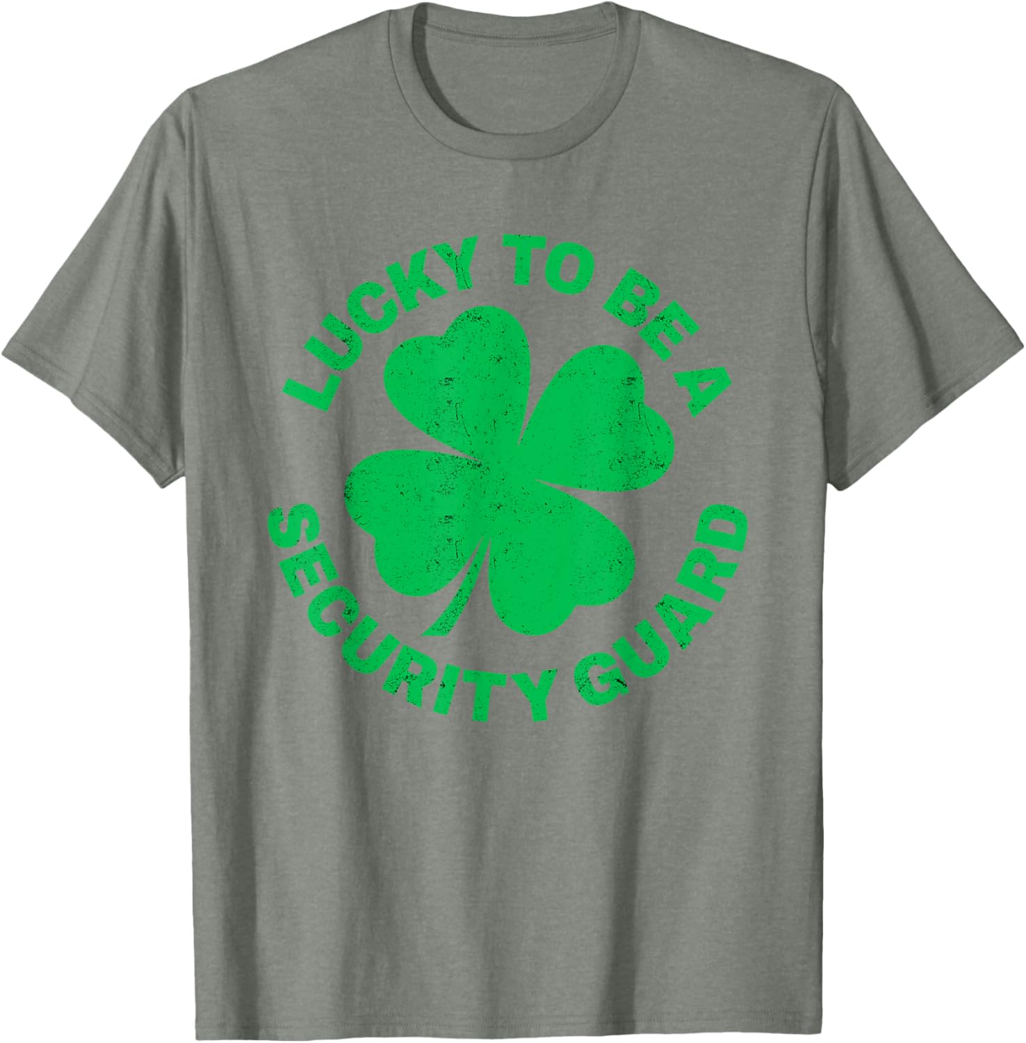 Lucky to Be a Security Guard St Patrick's Day T-Shirt for Irish Celebrations - 20