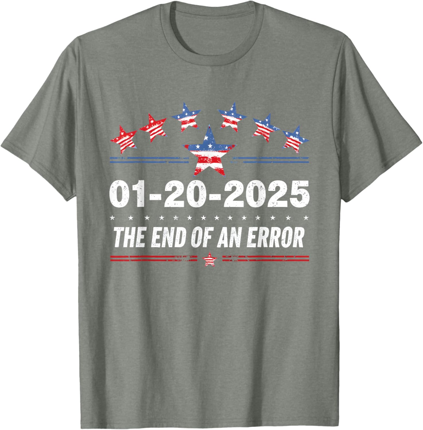 Patriotic Change 2025 Graphic Tee for Adults - Classic Fit, Crew Neck - 10