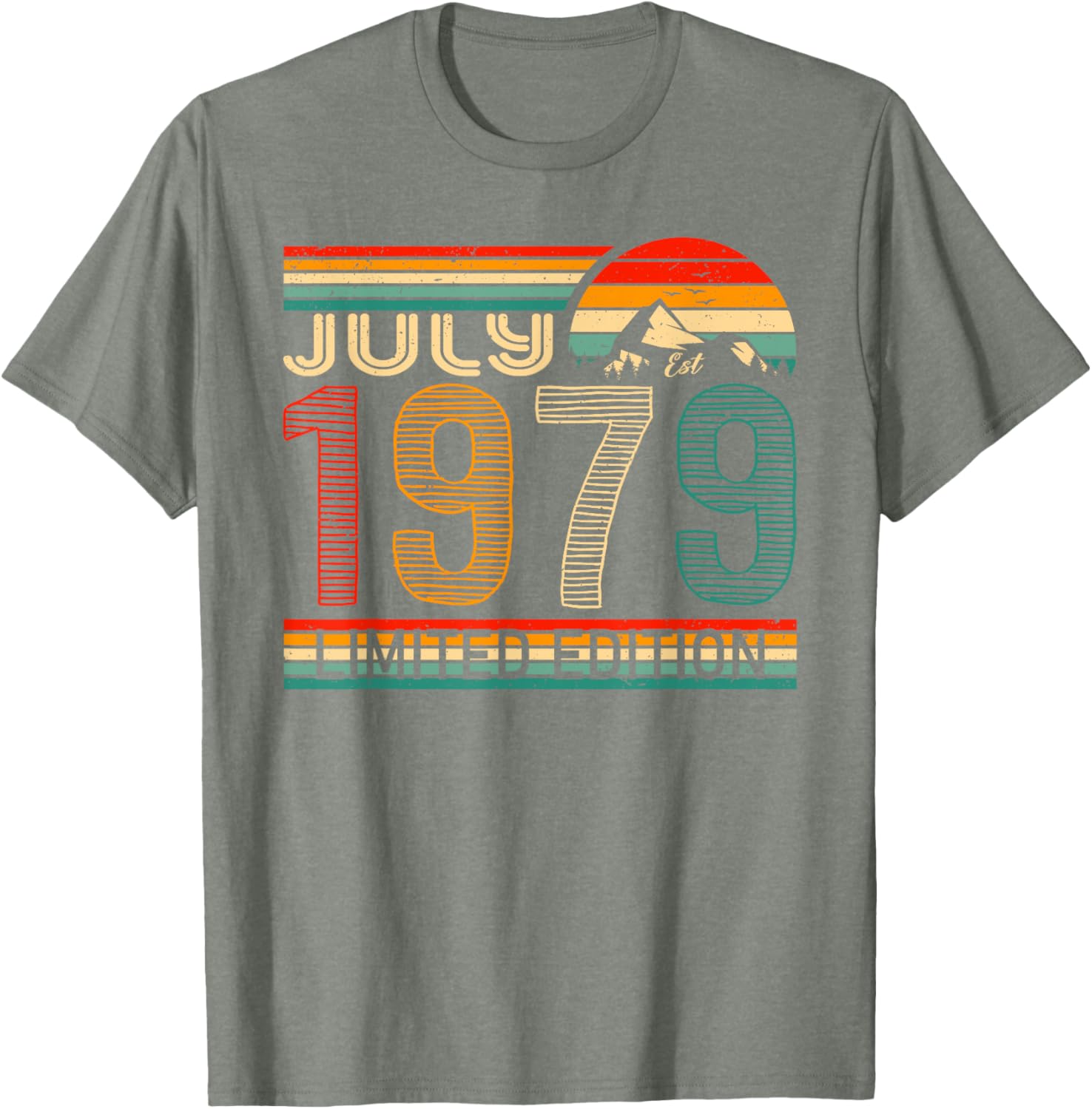 July 1979 Vintage Birthday T-Shirt Classic Retro Style Birthday Gift - 10
