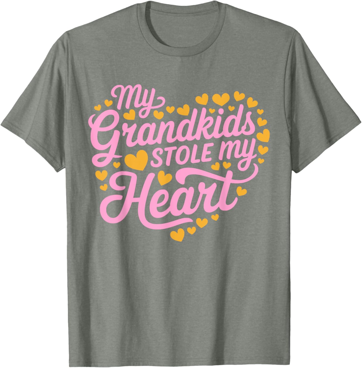 My Grandkids Stole My Heart T-Shirt for Grandma and Nana Lovers - 5