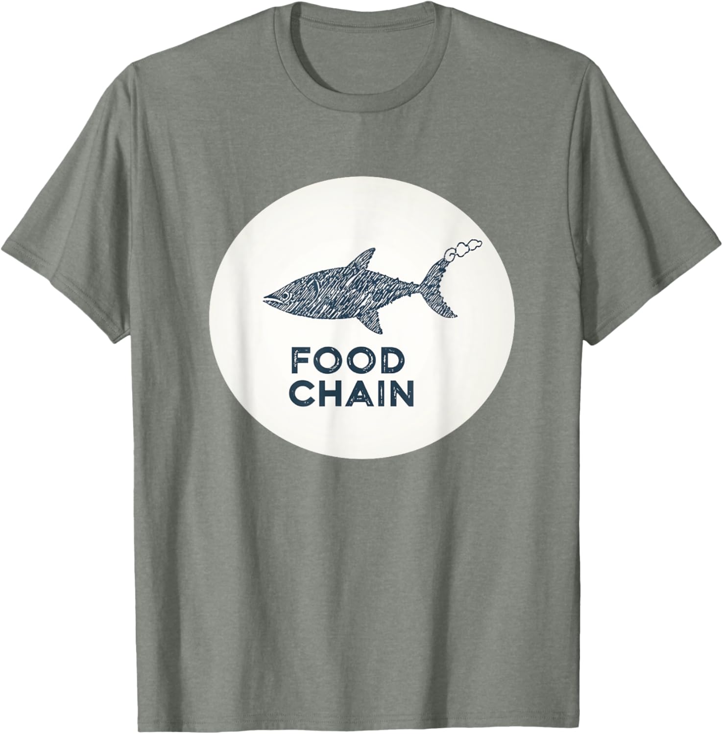 Fun Food Chain T-Shirt with Colorful Fish Costume for Kids - 22