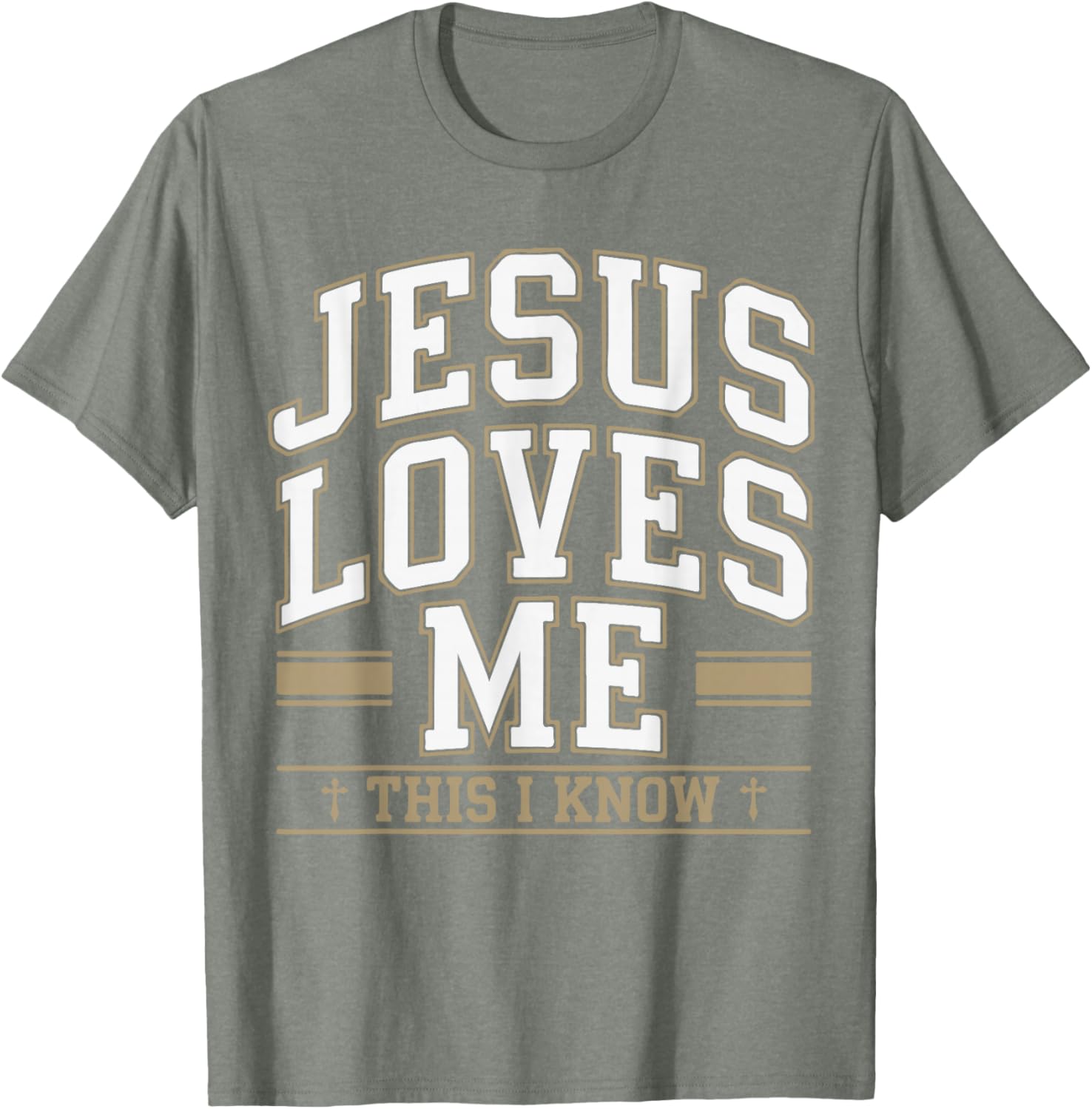 Jesus Loves Me This I Know T-Shirt for Christian Faith Fans - 10