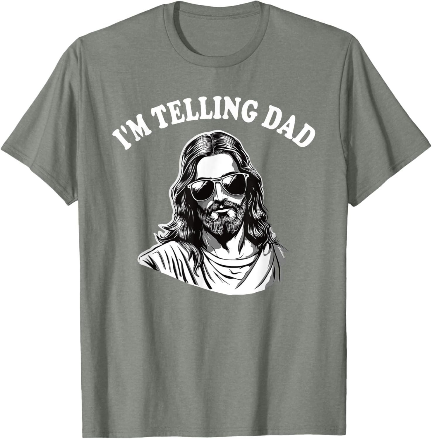 Funny Christian Jesus Meme Dad T-Shirt for Religious Humor Lovers - 2