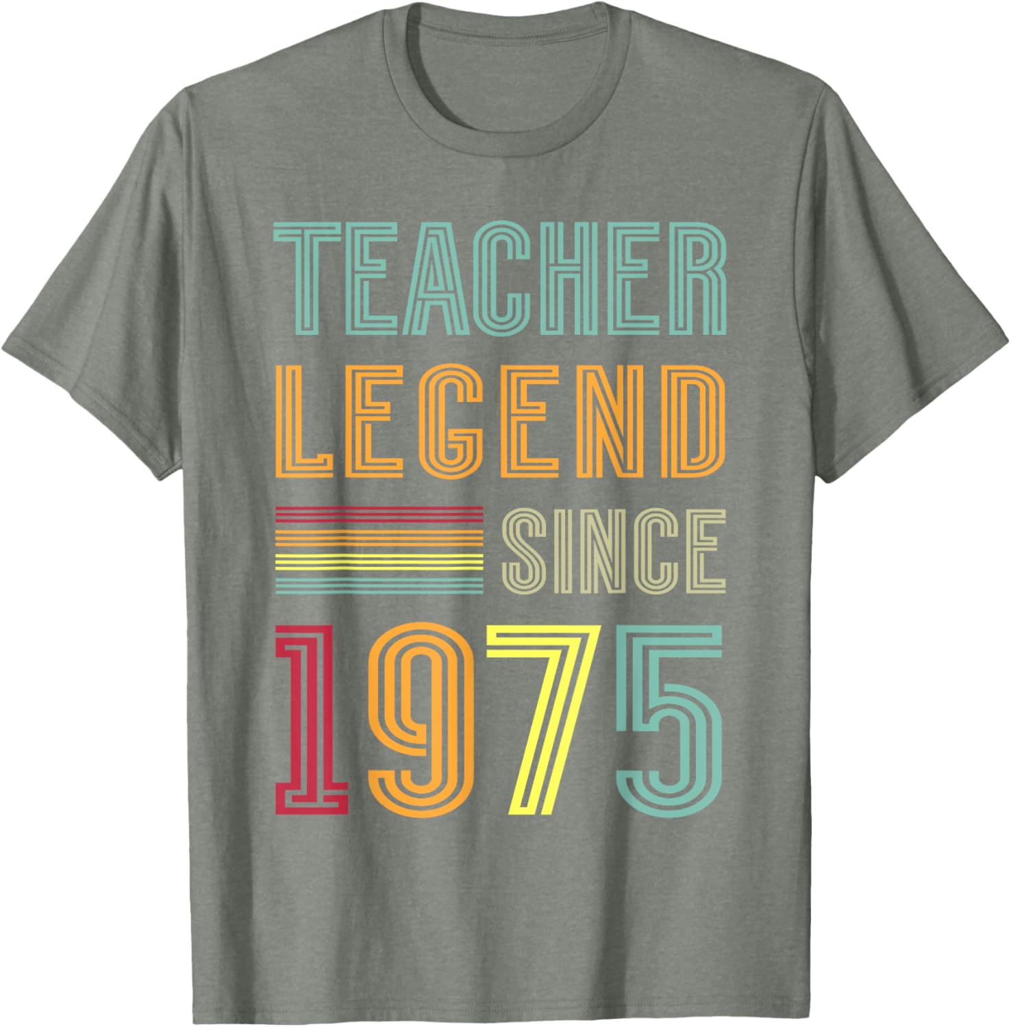 50th Birthday Teacher T-Shirt 1975 Teaching Legend 50 Years School Pride - 11