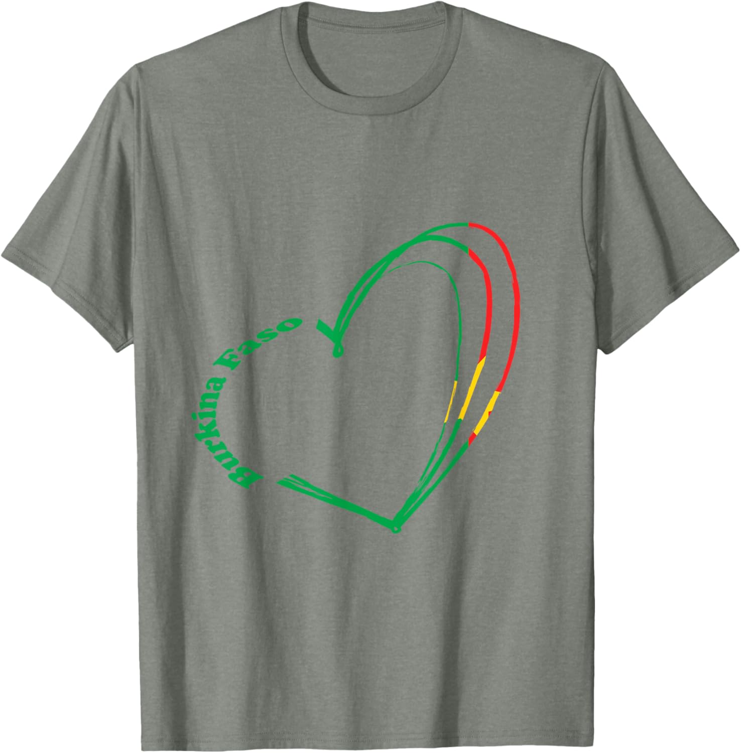 Burkina Faso Flag T-Shirt for Pride and Love of Burkina Faso - 3