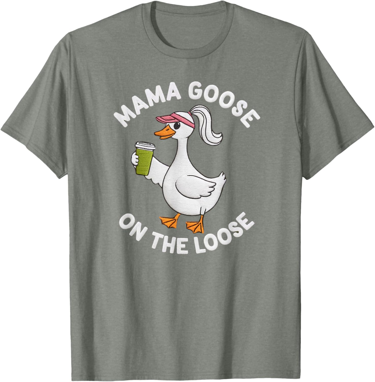 Mama Goose On the Loose Silly Mom Life T-Shirt Perfect for Mother's Day - 21