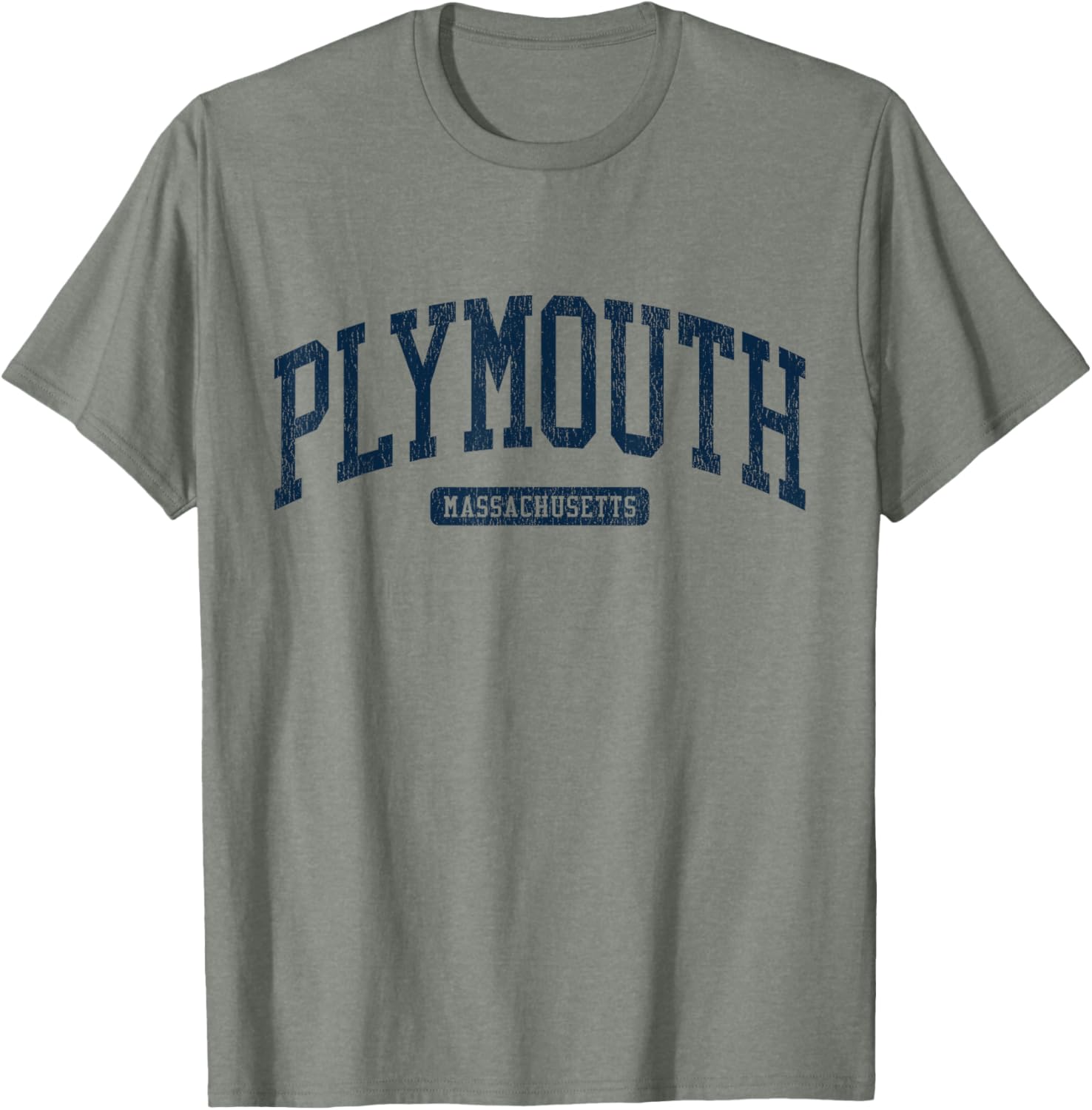 Plymouth MA College Blue T-Shirt for Stylish Campus Vibes - 15