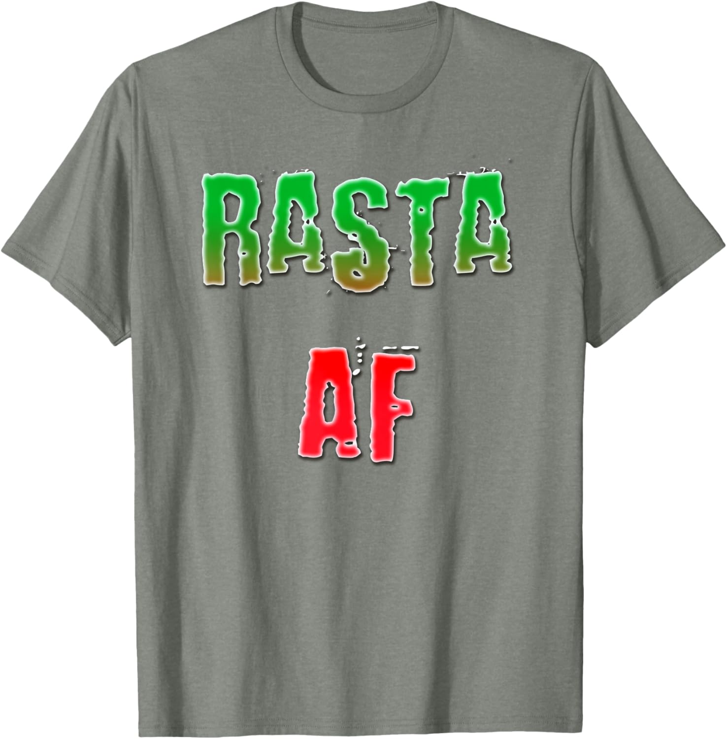 Rasta AF 3D T-Shirt for Unique Style in Clothing and Accessories - 19