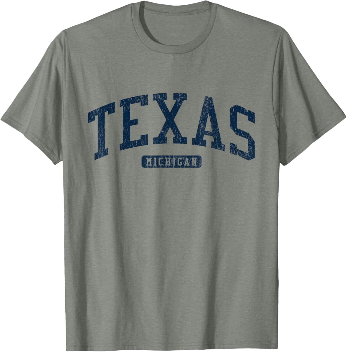 Texas Michigan College Blue T-Shirt Stylish Casual Wear for Students - 10