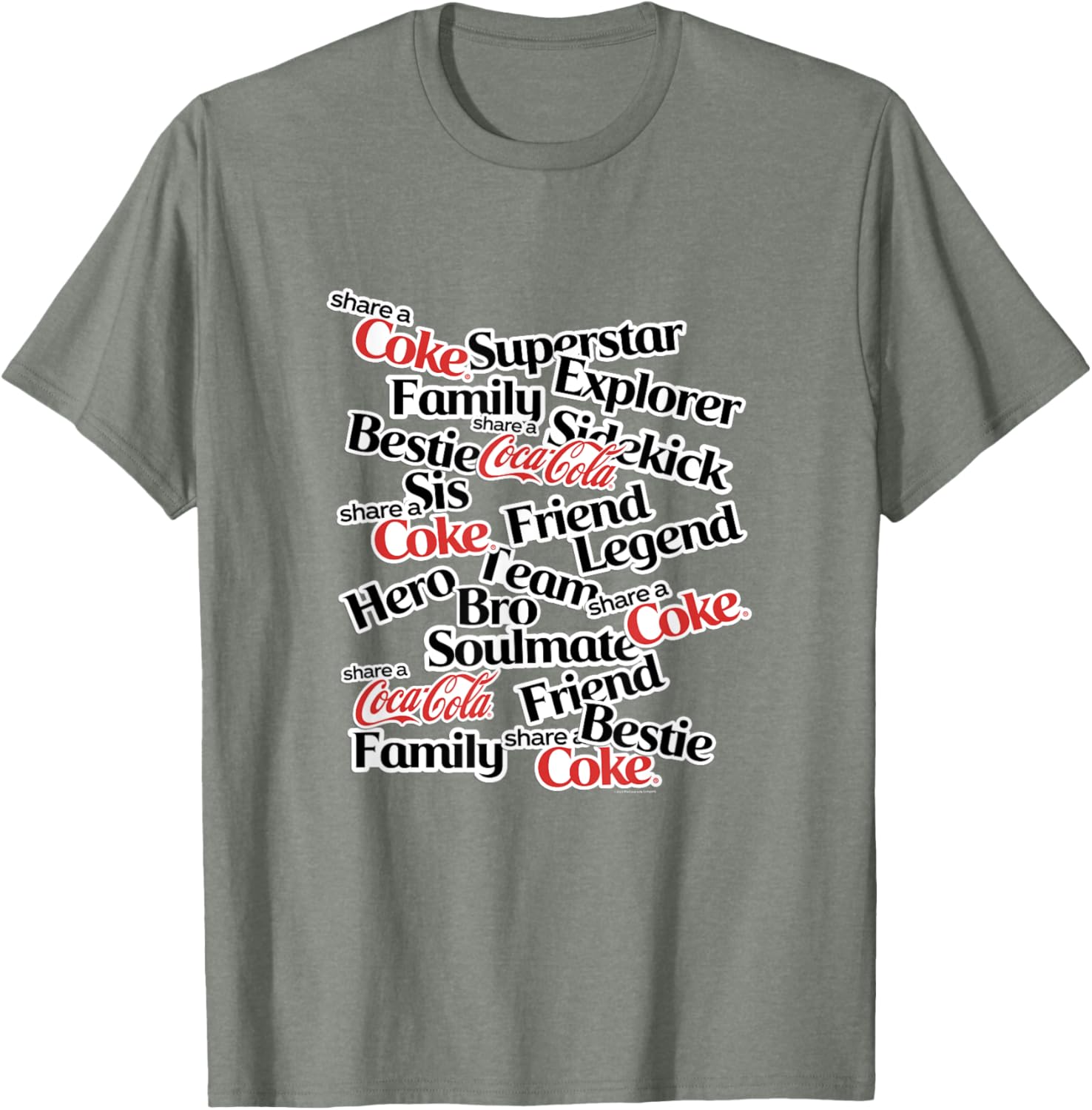 Coca-Cola Share A Coke Jumble T-Shirt for Fun Style and Comfort - 13
