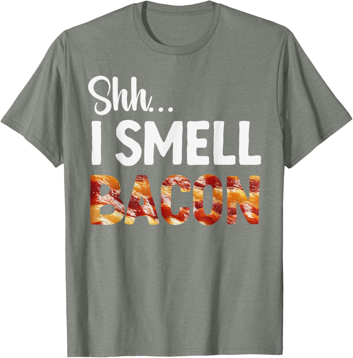 Funny Bacon Lover T-Shirt for Breakfast Fans - Shh I Smell Bacon! - 27